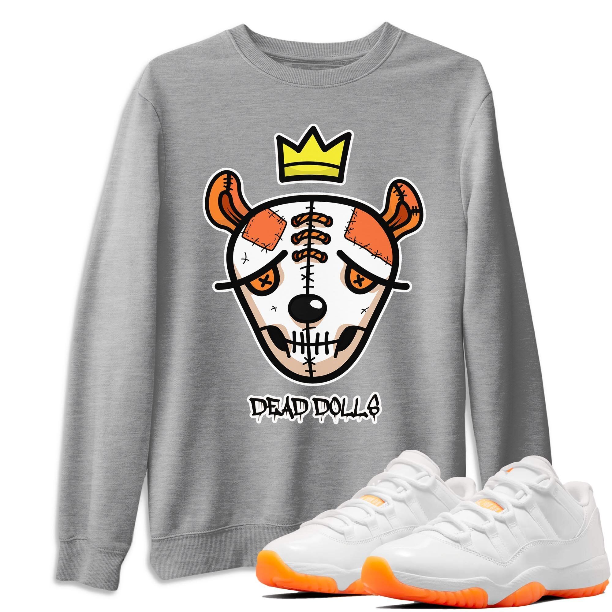 Dead Dolls Face Unisex Tops - Air Jordan 11 Citrus
