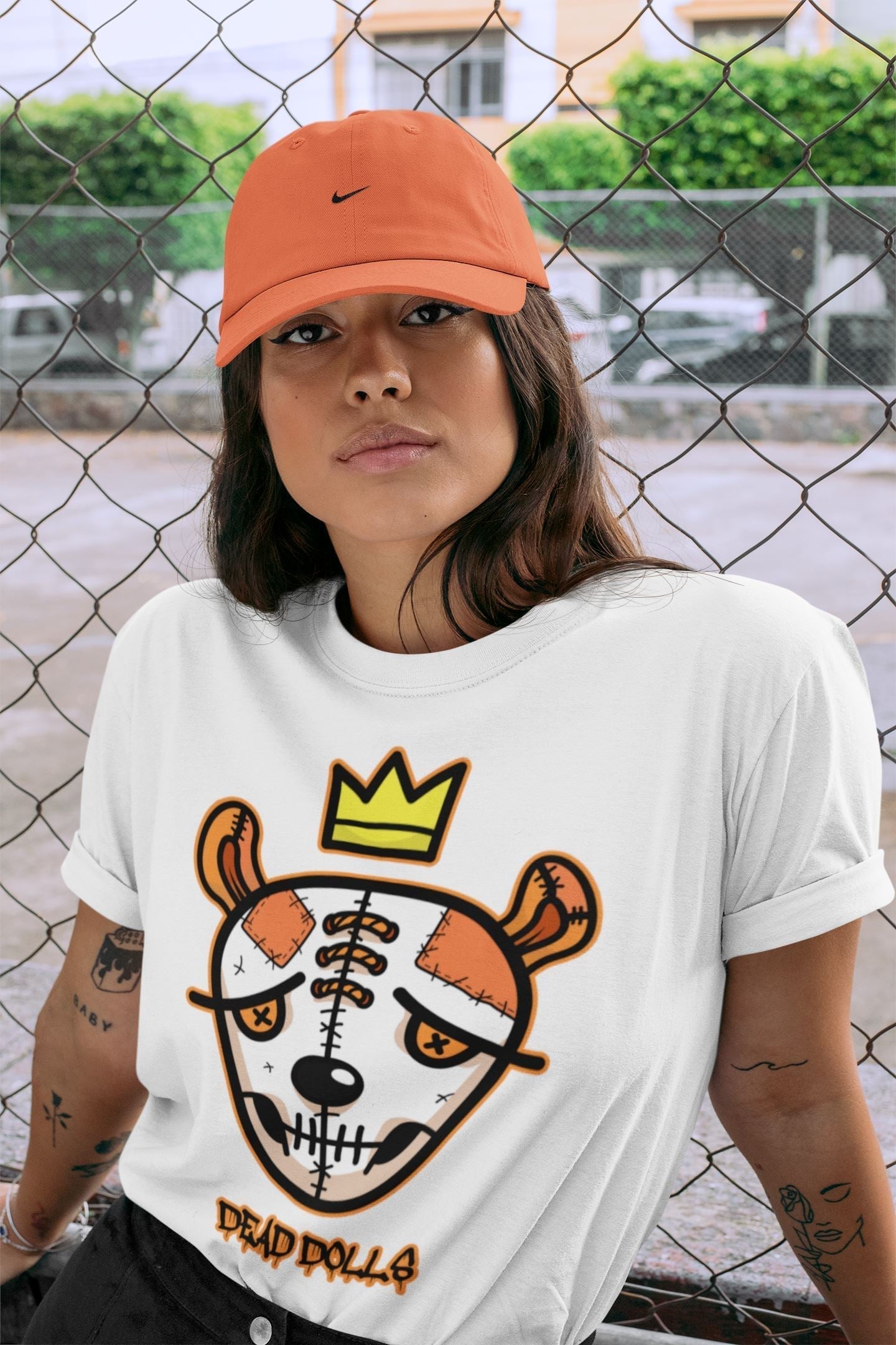 Dead Dolls Face Unisex Tops - Air Jordan 11 Citrus