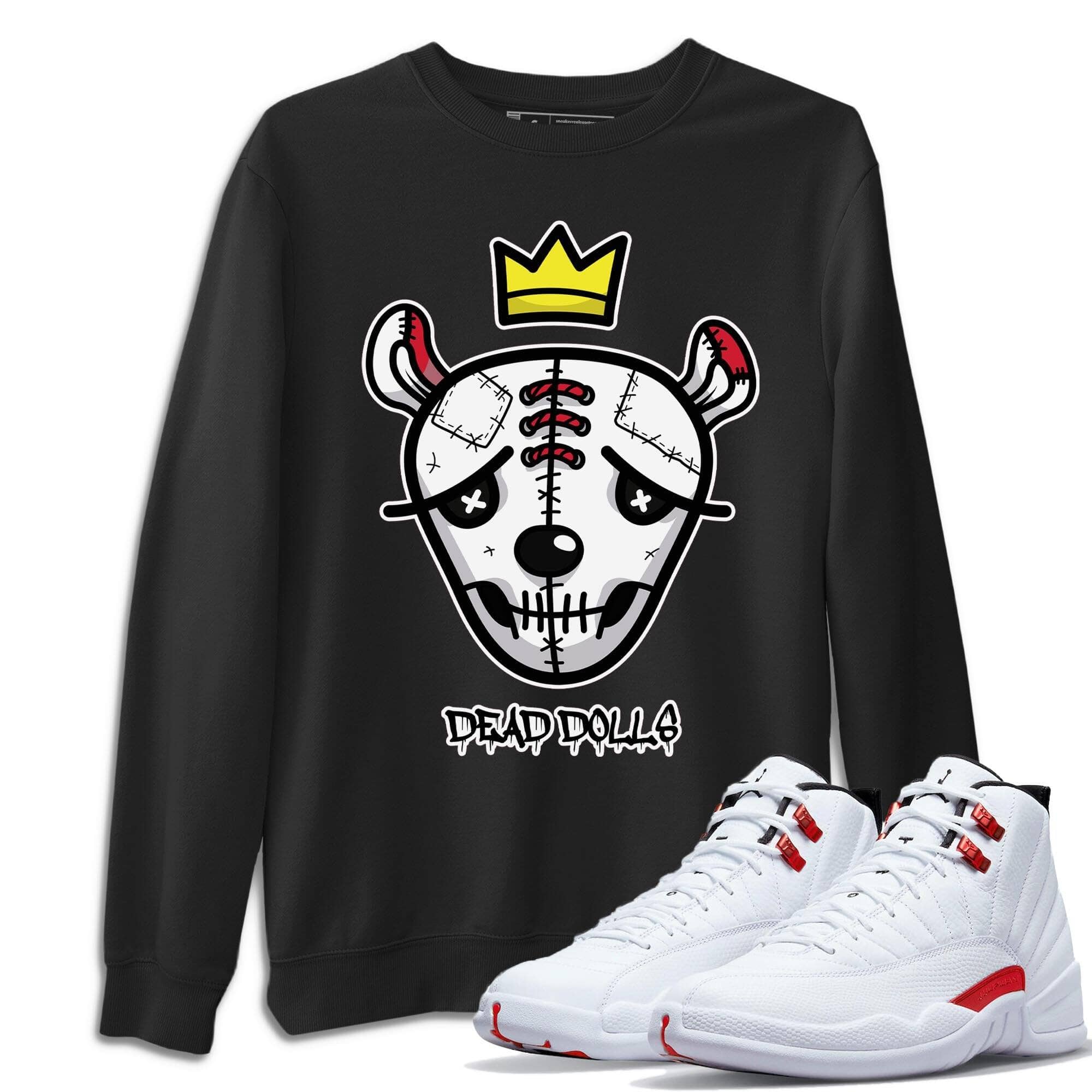 Dead Dolls Face Unisex Tops - Air Jordan 12 Twist