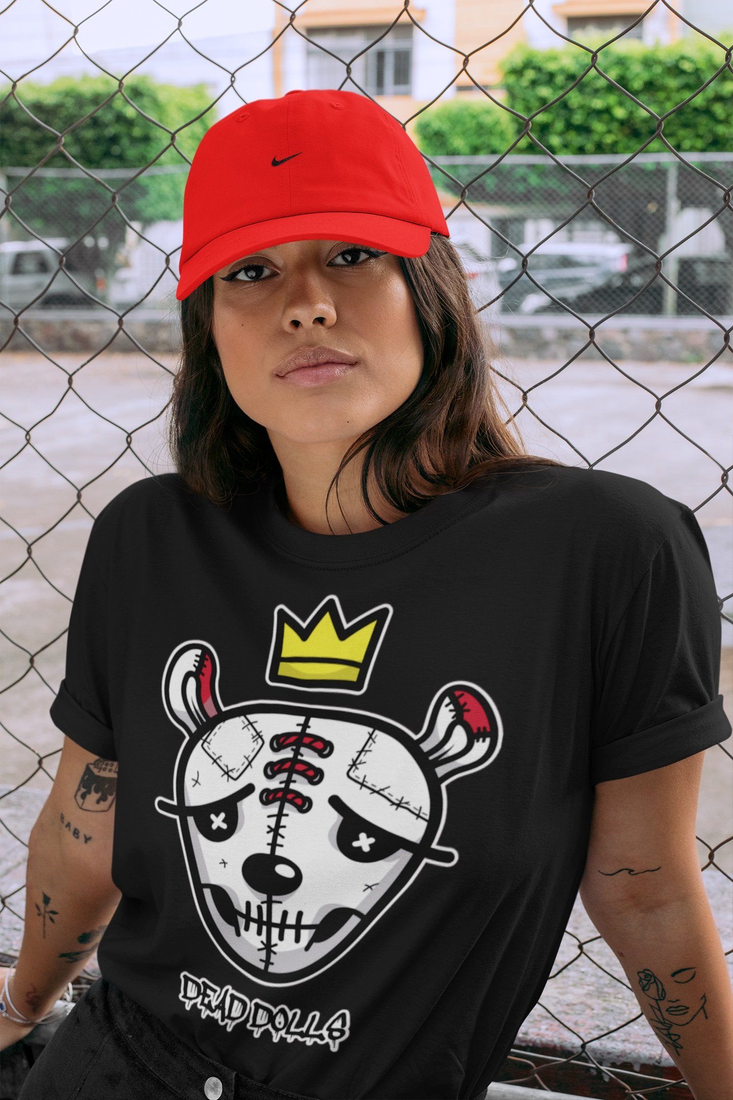 Dead Dolls Face Unisex Tops - Air Jordan 12 Twist