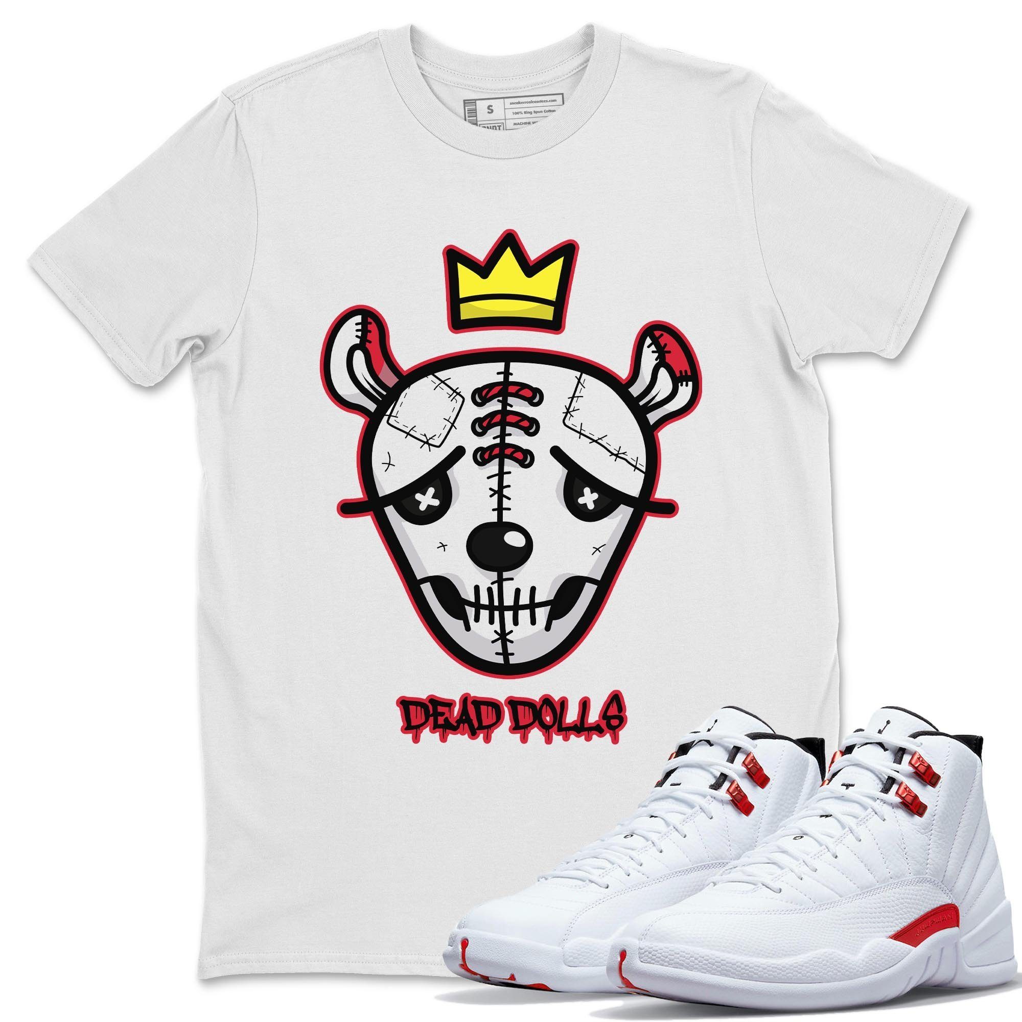 Dead Dolls Face Unisex Tops - Air Jordan 12 Twist