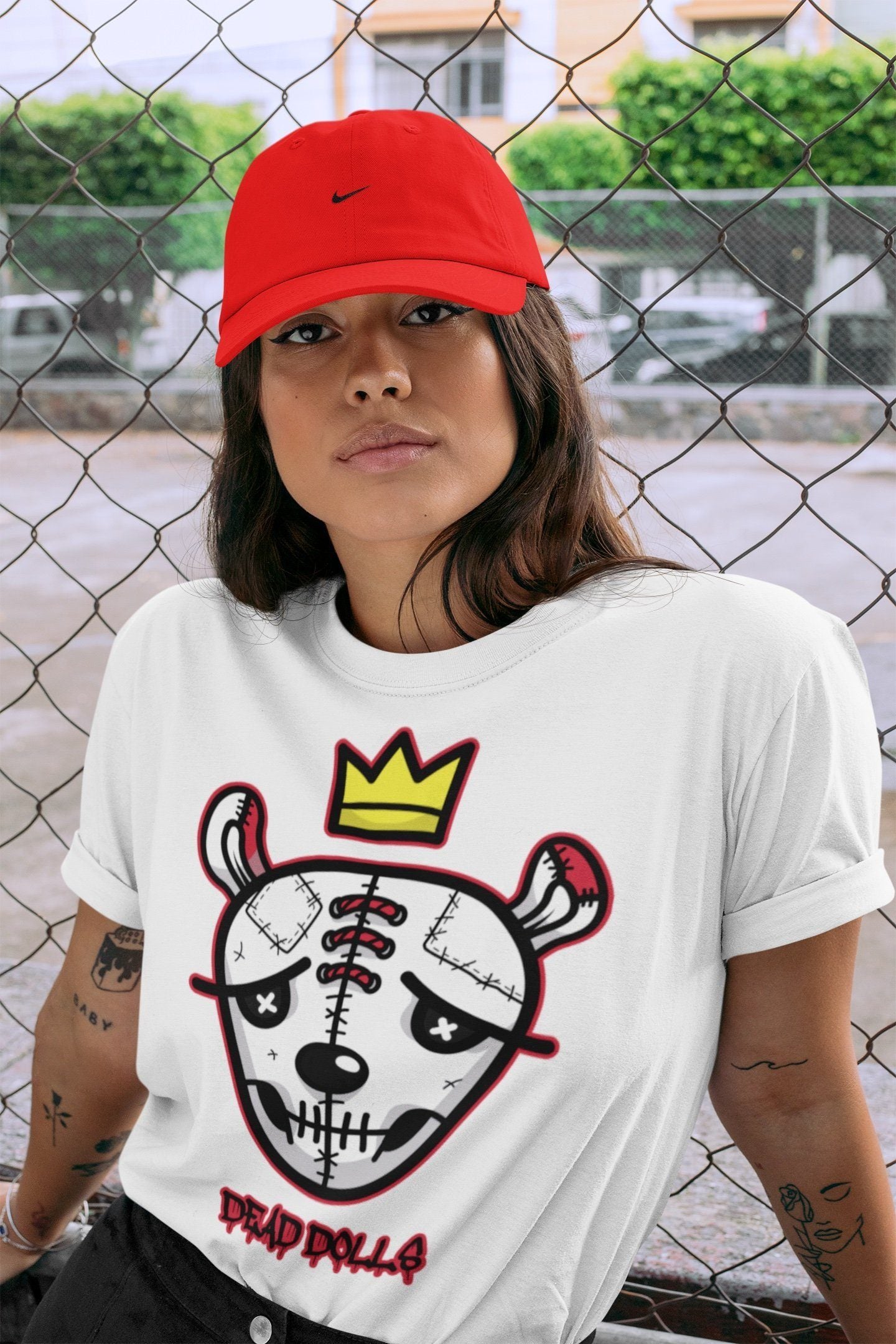 Dead Dolls Face Unisex Tops - Air Jordan 12 Twist