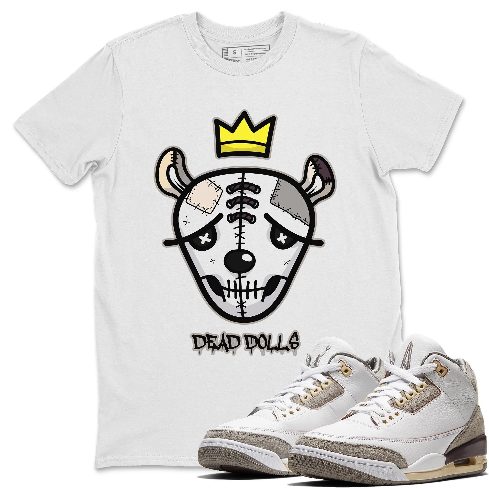 Dead Dolls Face Unisex Tops - Air Jordan 3 A Ma Maniere
