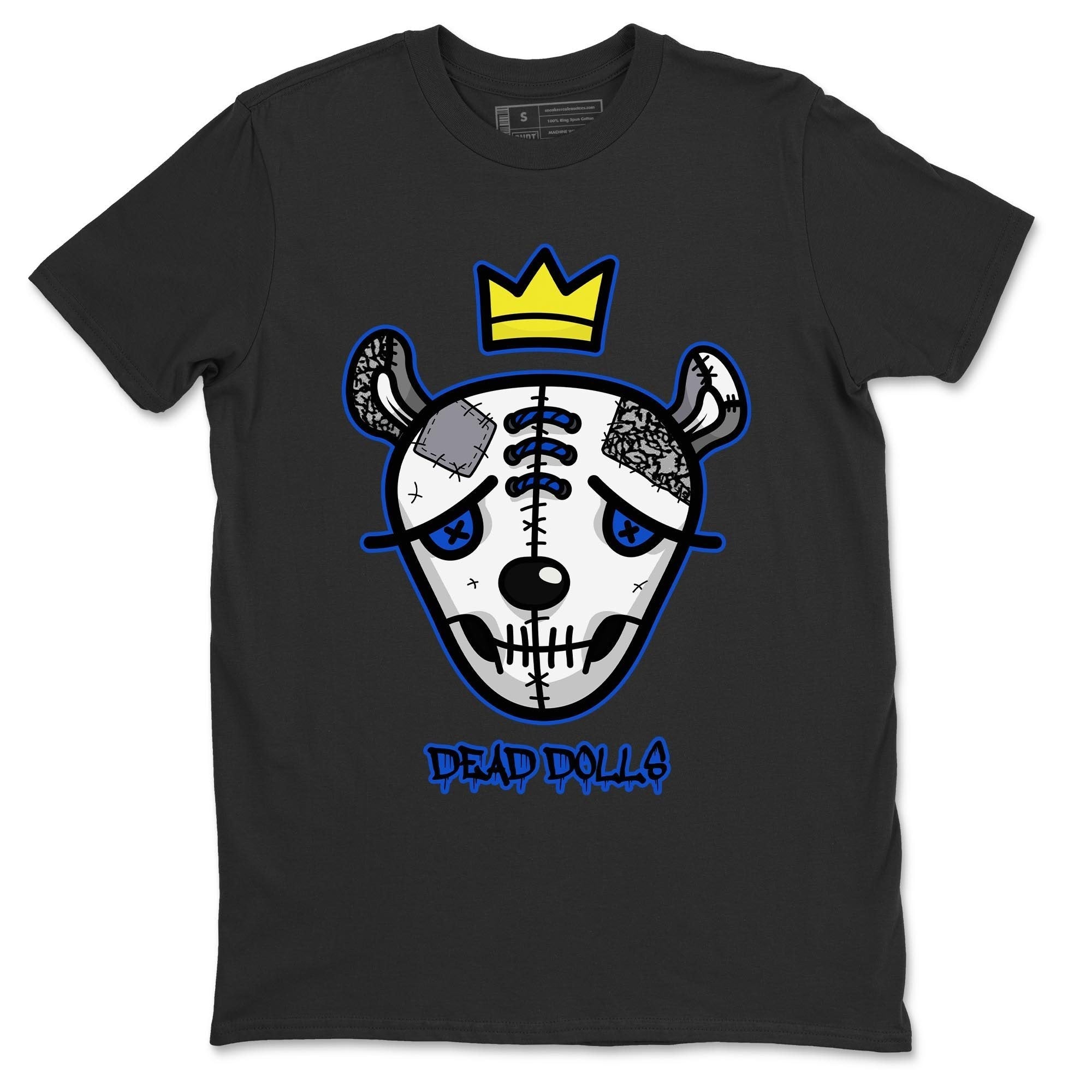Dead Dolls Face Unisex Tops - Air Jordan 3 Racer Blue