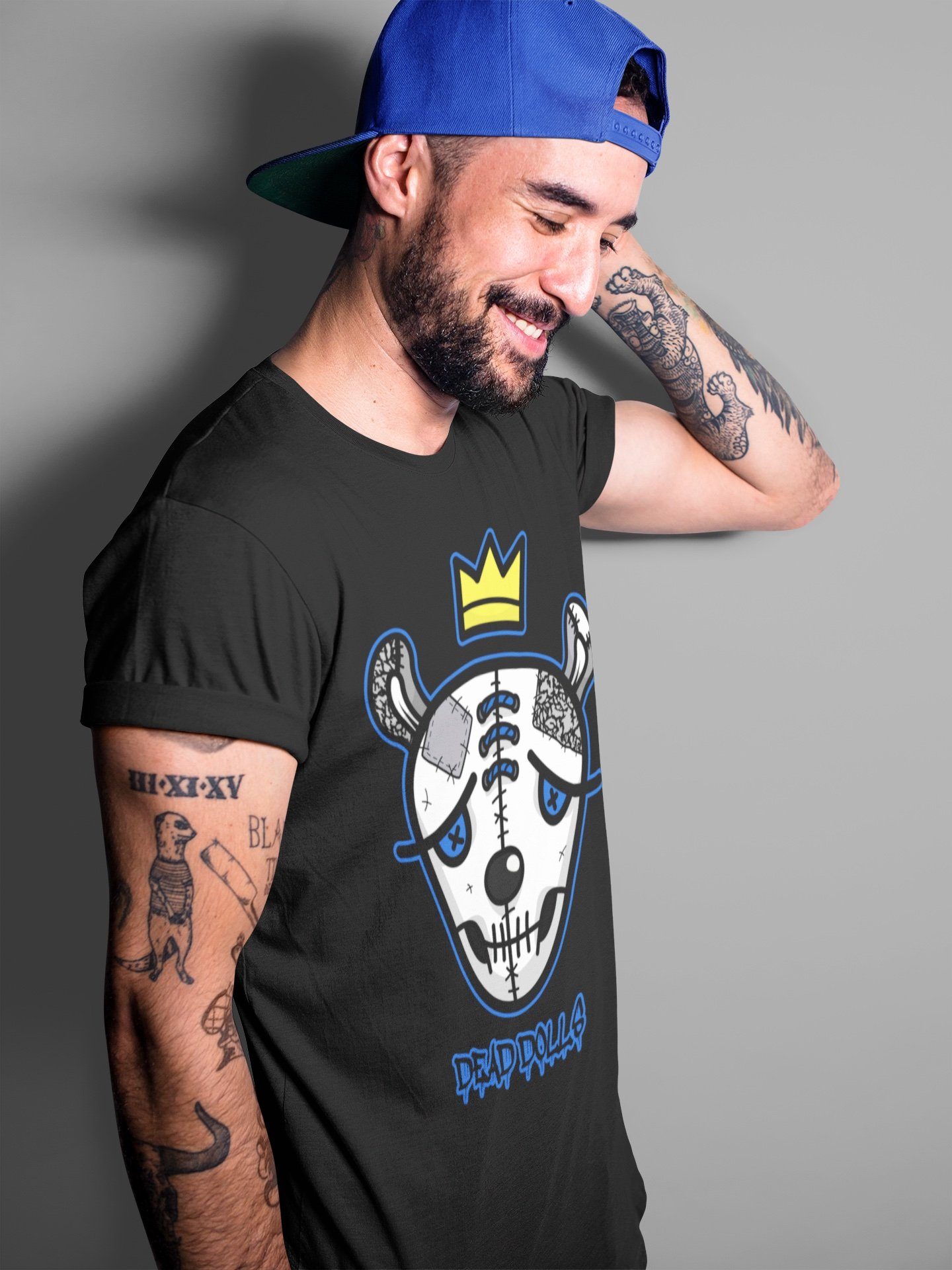 Dead Dolls Face Unisex Tops - Air Jordan 3 Racer Blue