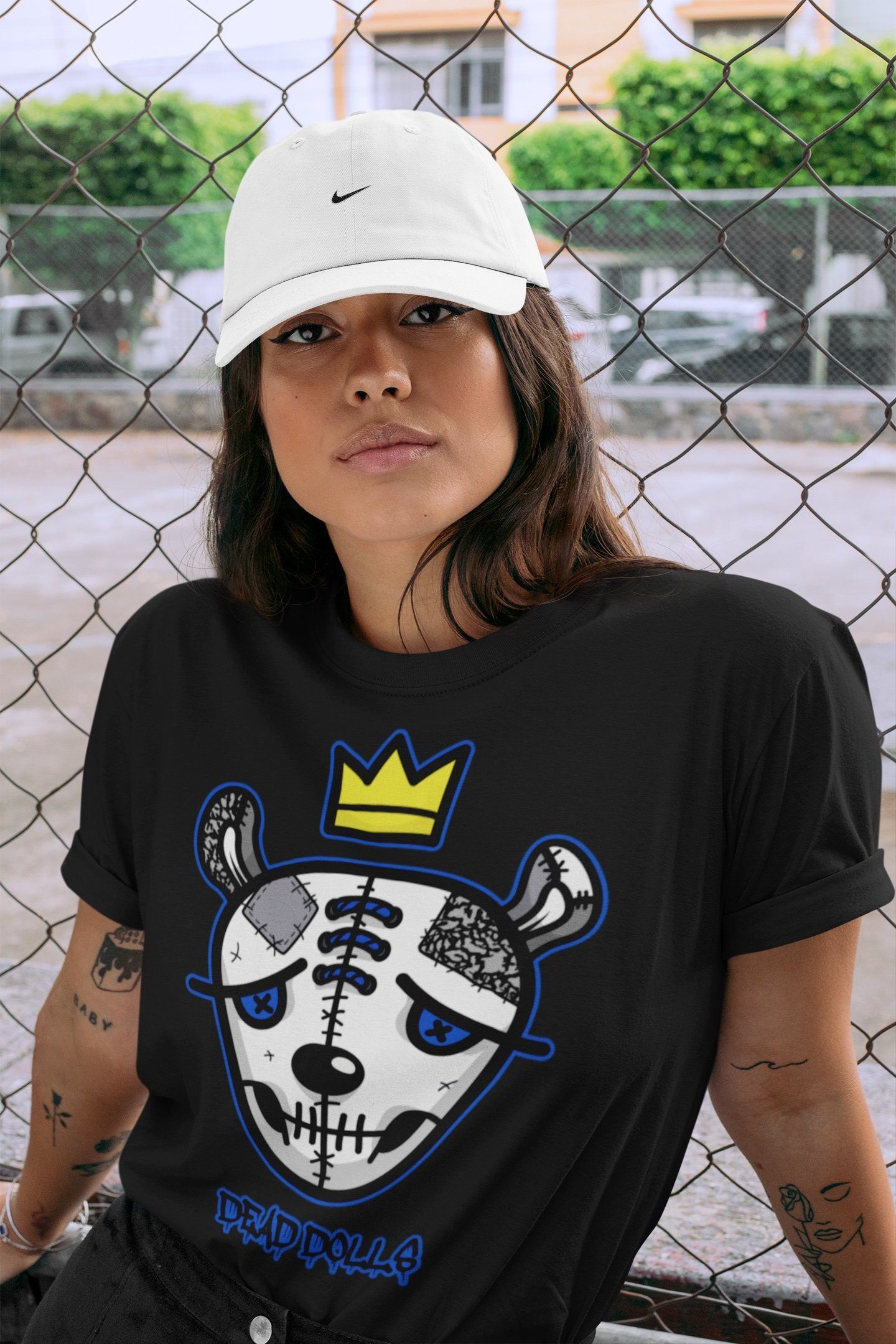 Dead Dolls Face Unisex Tops - Air Jordan 3 Racer Blue