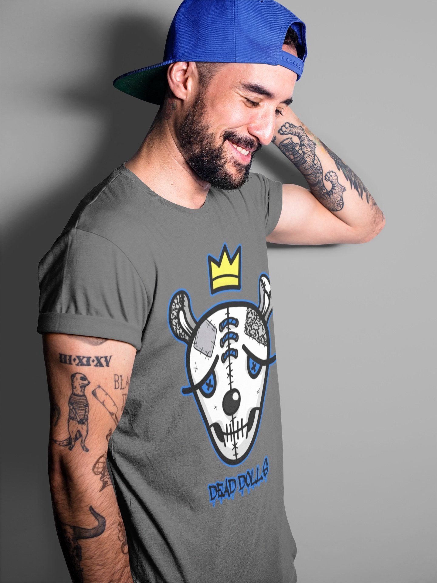 Dead Dolls Face Unisex Tops - Air Jordan 3 Racer Blue