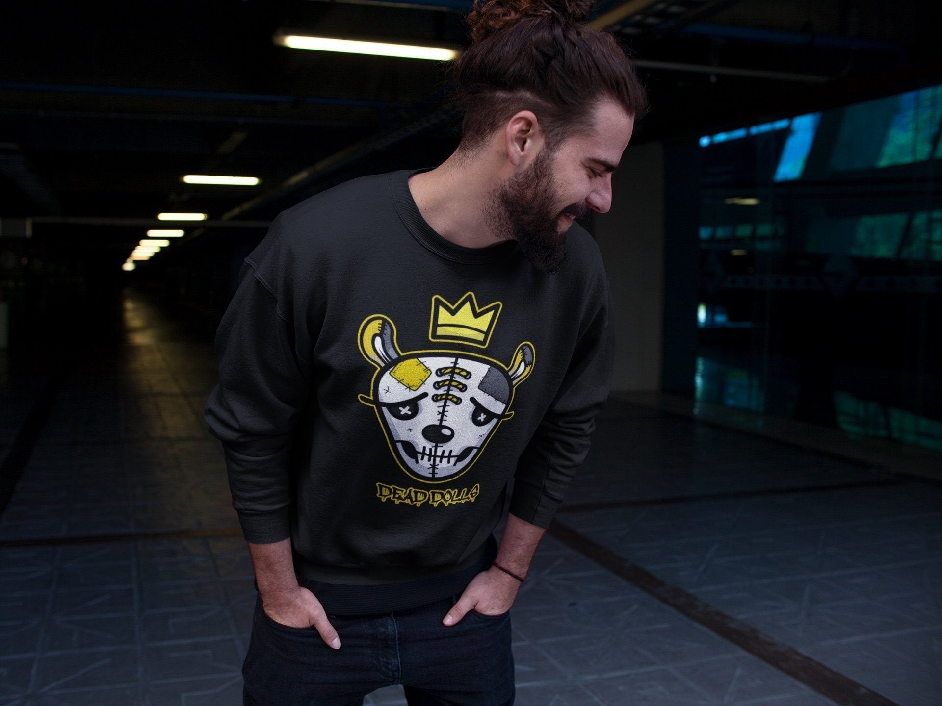 Dead Dolls Face Unisex Tops - Air Jordan 4 Lightning