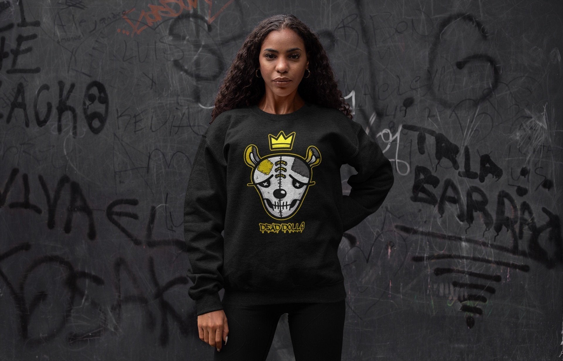 Dead Dolls Face Unisex Tops - Air Jordan 4 Lightning