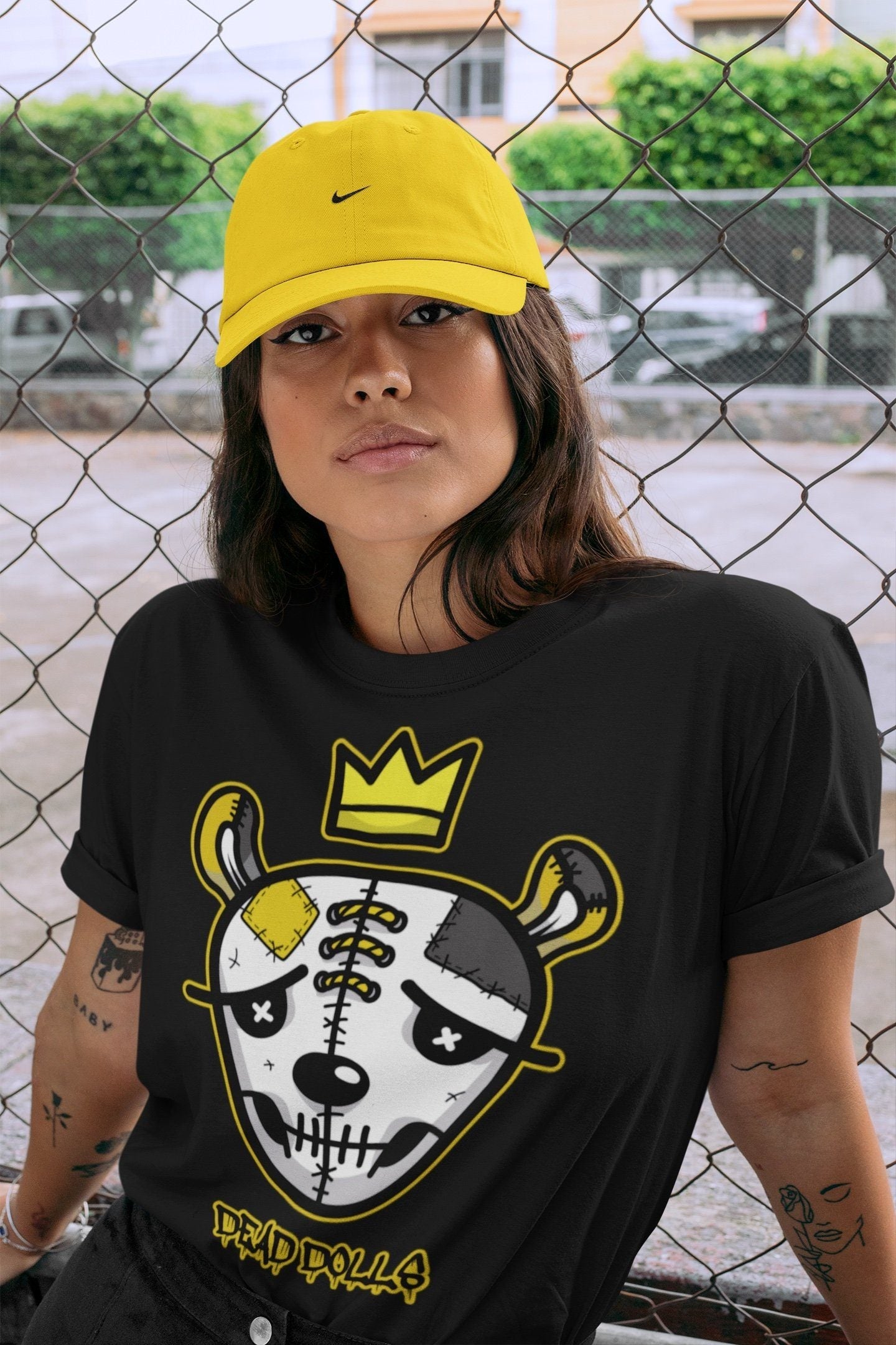 Dead Dolls Face Unisex Tops - Air Jordan 4 Lightning