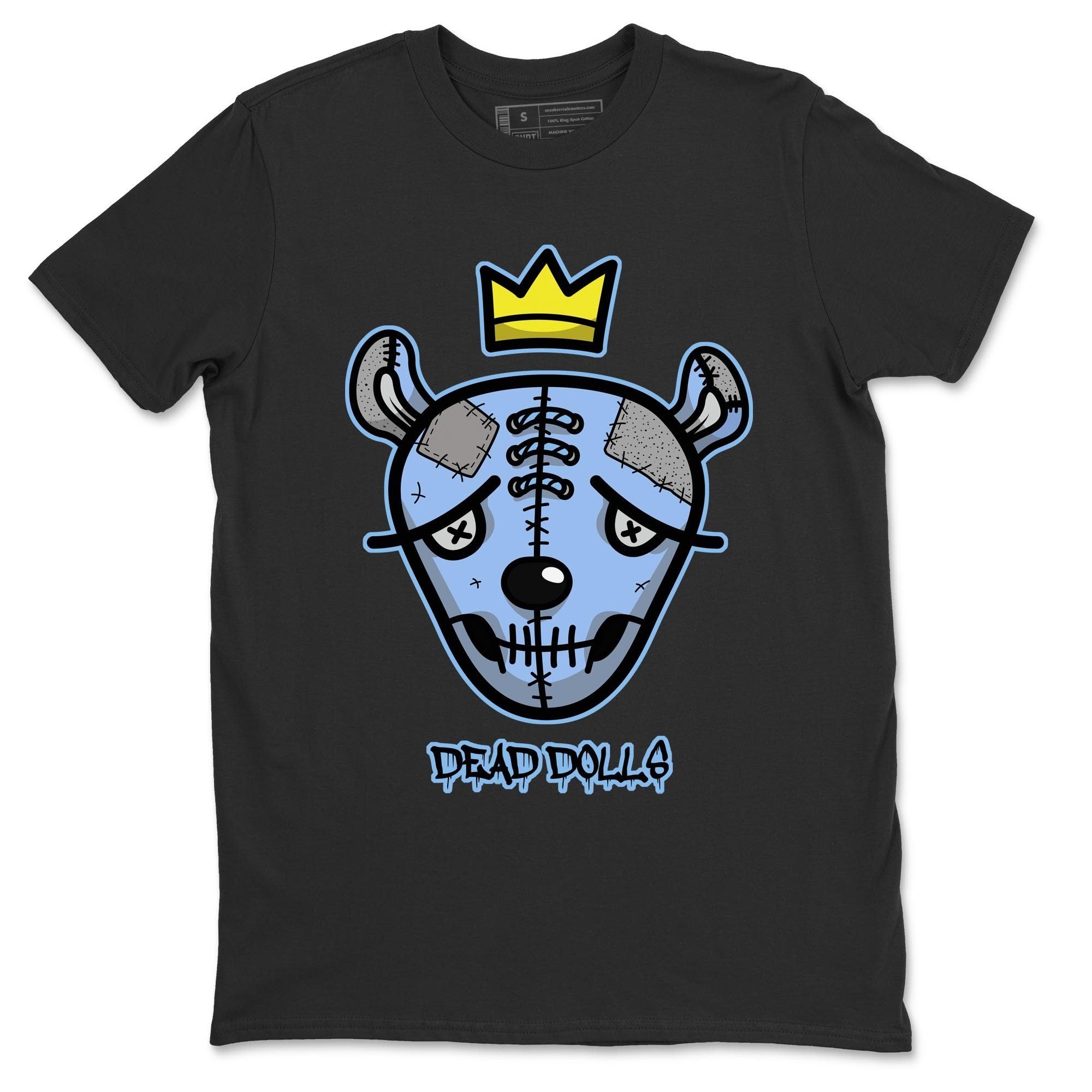 Dead Dolls Face Unisex Tops - Air Jordan 4 University Blue