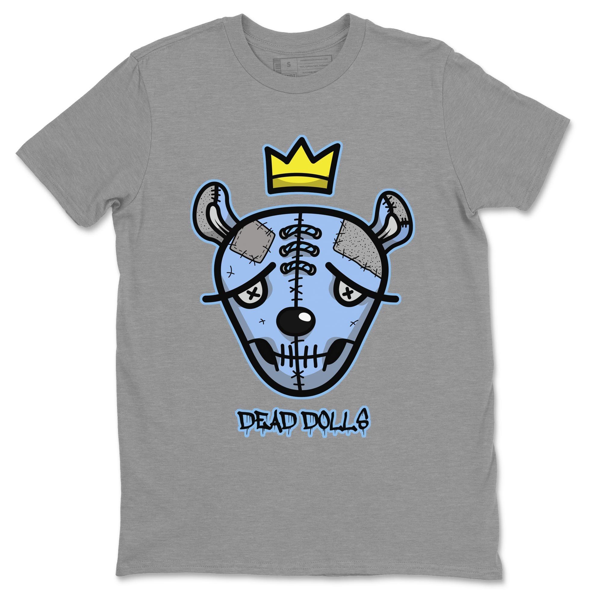 Dead Dolls Face Unisex Tops - Air Jordan 4 University Blue