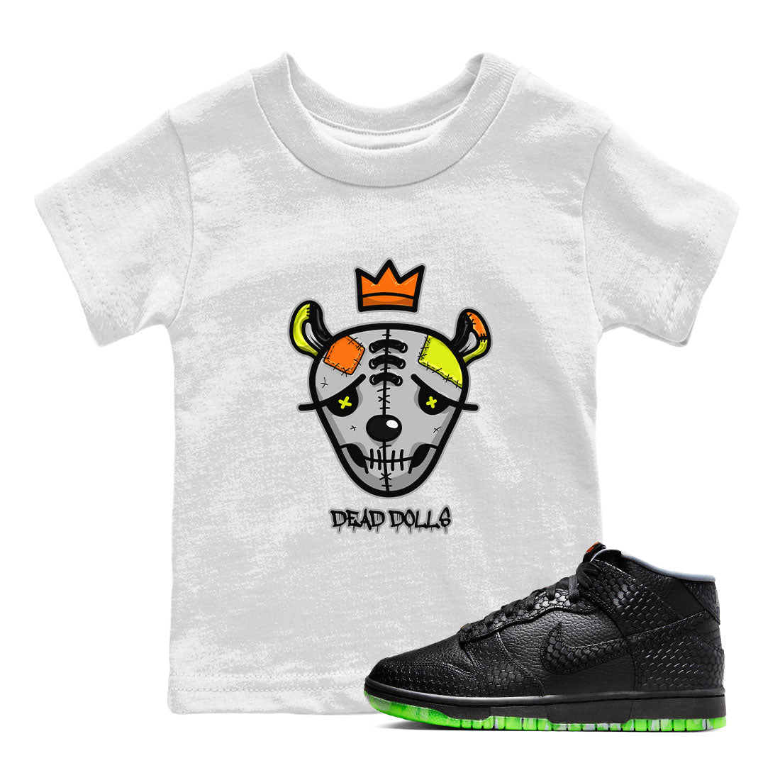 Dead Dolls Face snkmatch Tee Kids - Dunk Halloween