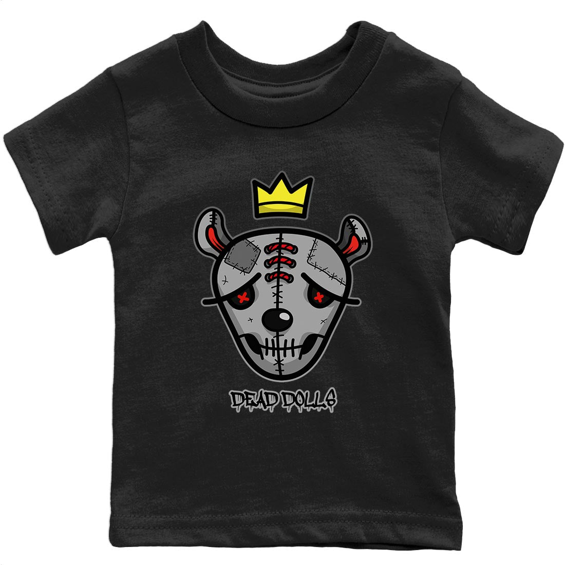 Dead Dolls Face Kids Tops - Air Jordan 4 Infrared