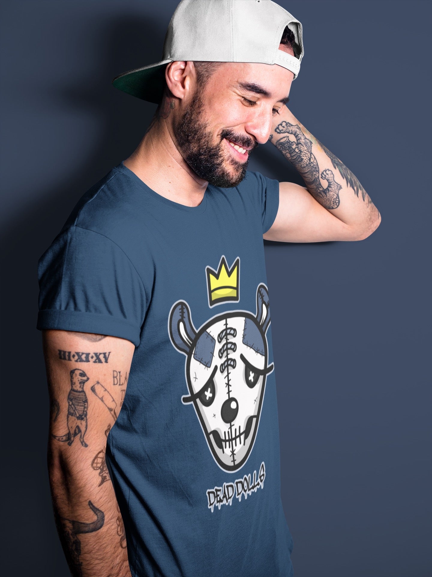 Dead Dolls Face Unisex Tops - Air Jordan 6 Midnight Navy