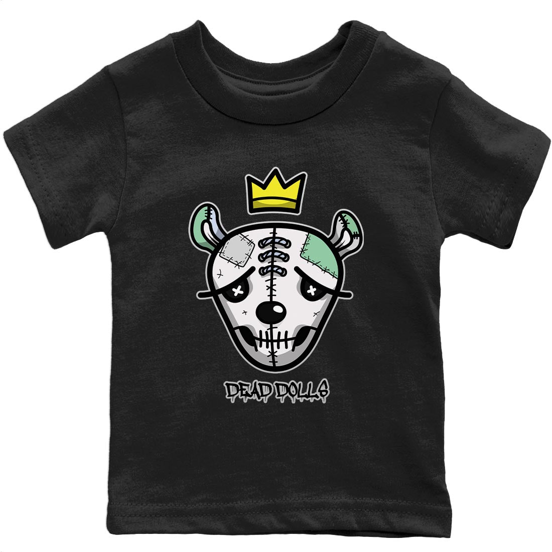 Dead Dolls Face Kids Tops - Air Jordan 6 Mint Foam