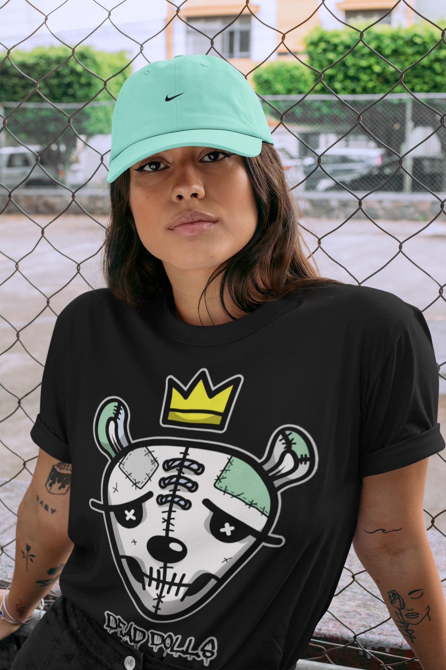 Dead Dolls Face Unisex Tops - Air Jordan 6 Mint Foam