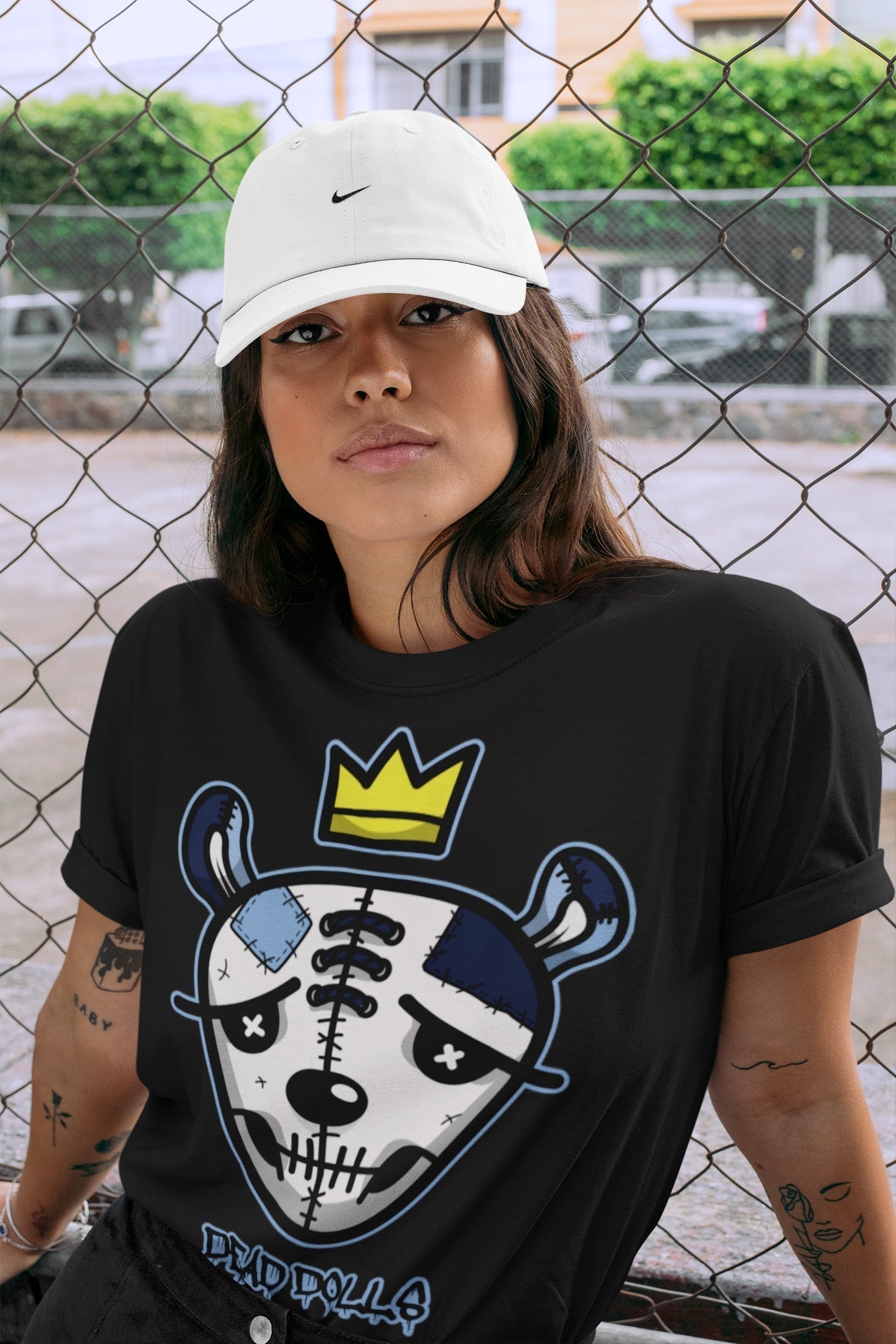 Dead Dolls Face Unisex Tops - Air Jordan 6 UNC