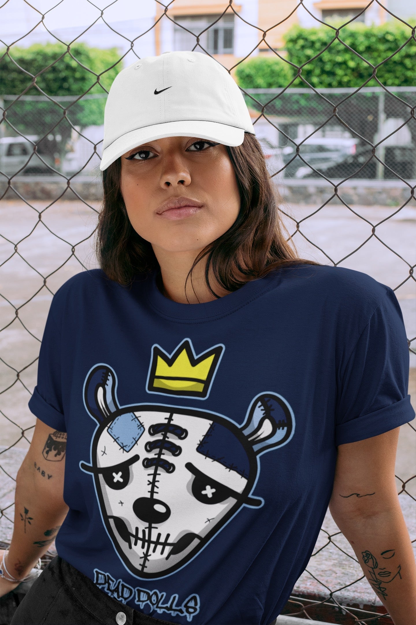 Dead Dolls Face Unisex Tops - Air Jordan 6 UNC