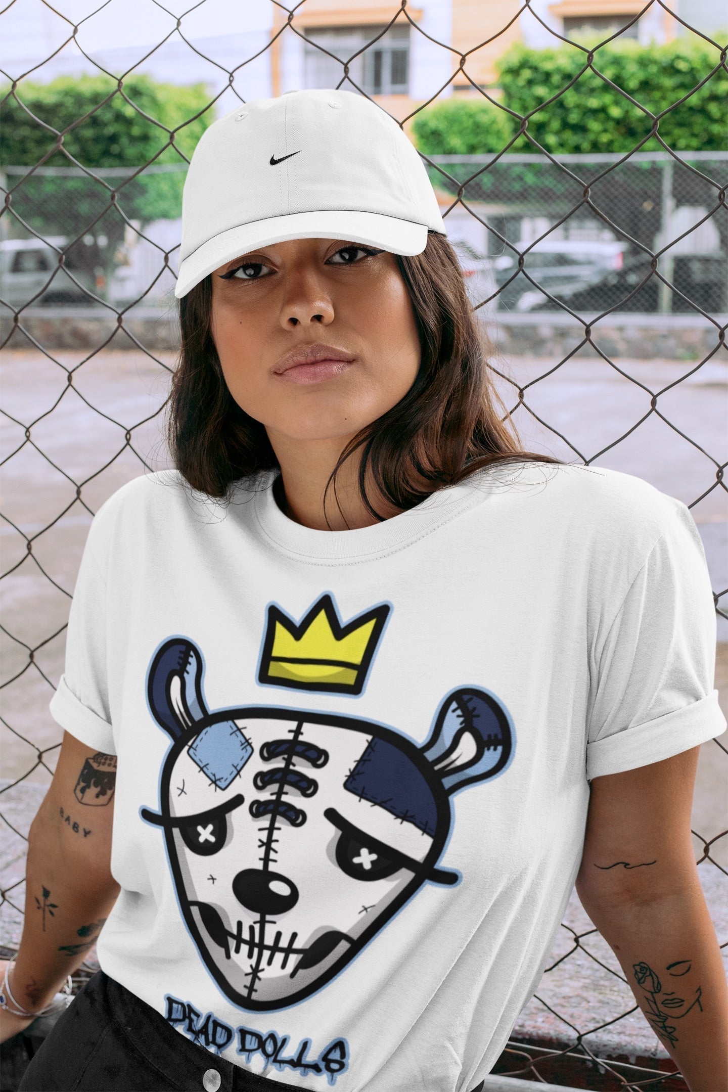 Dead Dolls Face Unisex Tops - Air Jordan 6 UNC