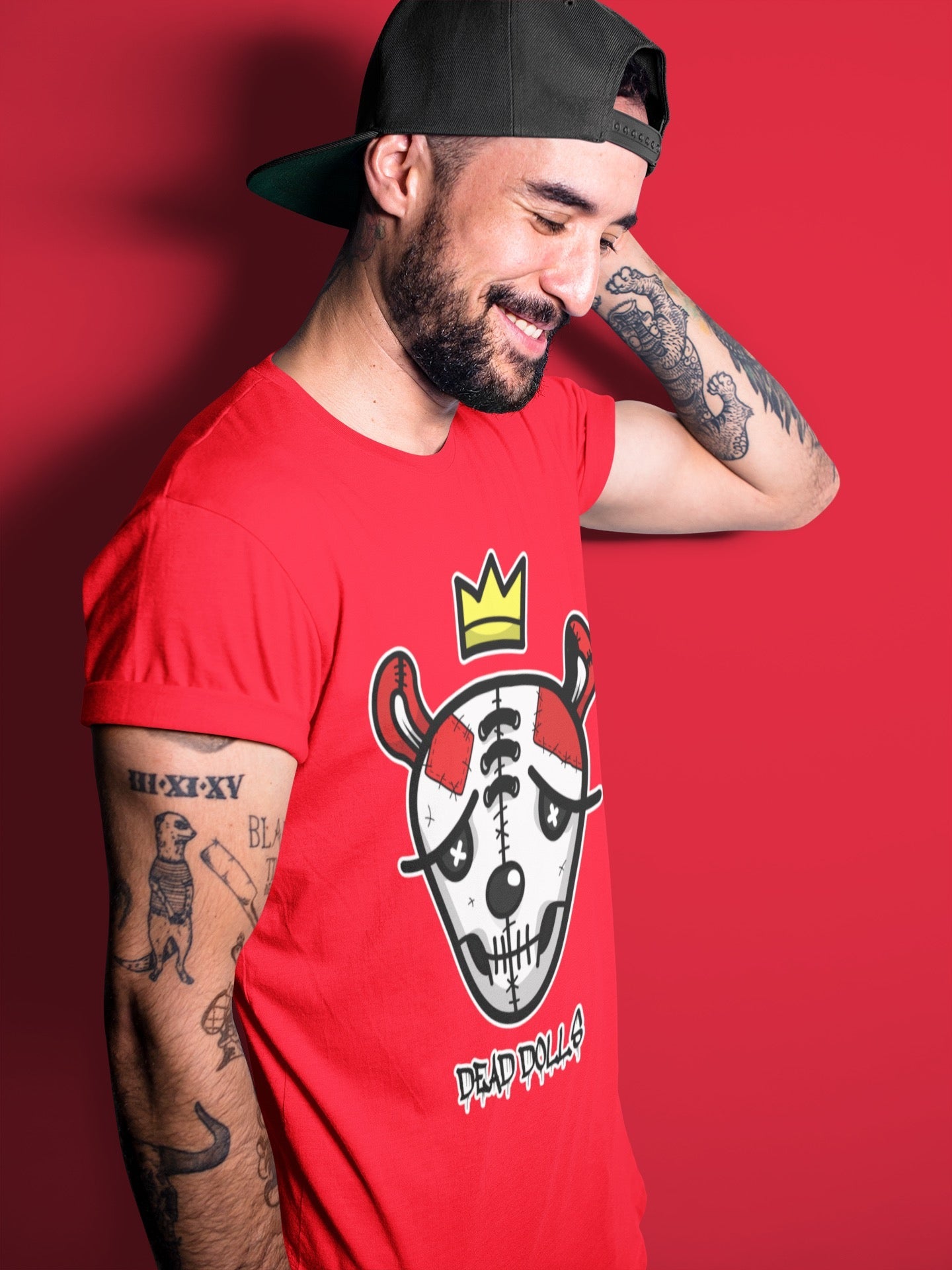 Dead Dolls Face Unisex Tops - Air Jordan 9 Chile Red