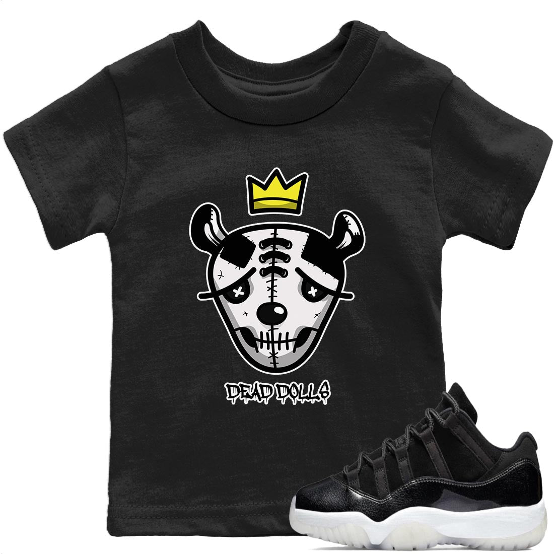 Dead Dolls Face Kids Tops - Air Jordan 11 72-10