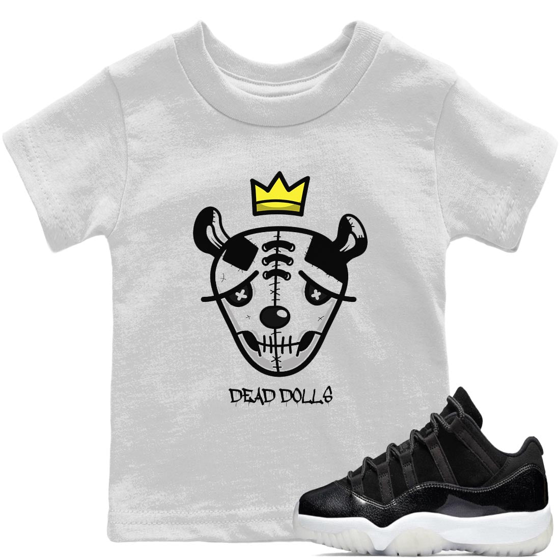 Dead Dolls Face Kids Tops - Air Jordan 11 72-10