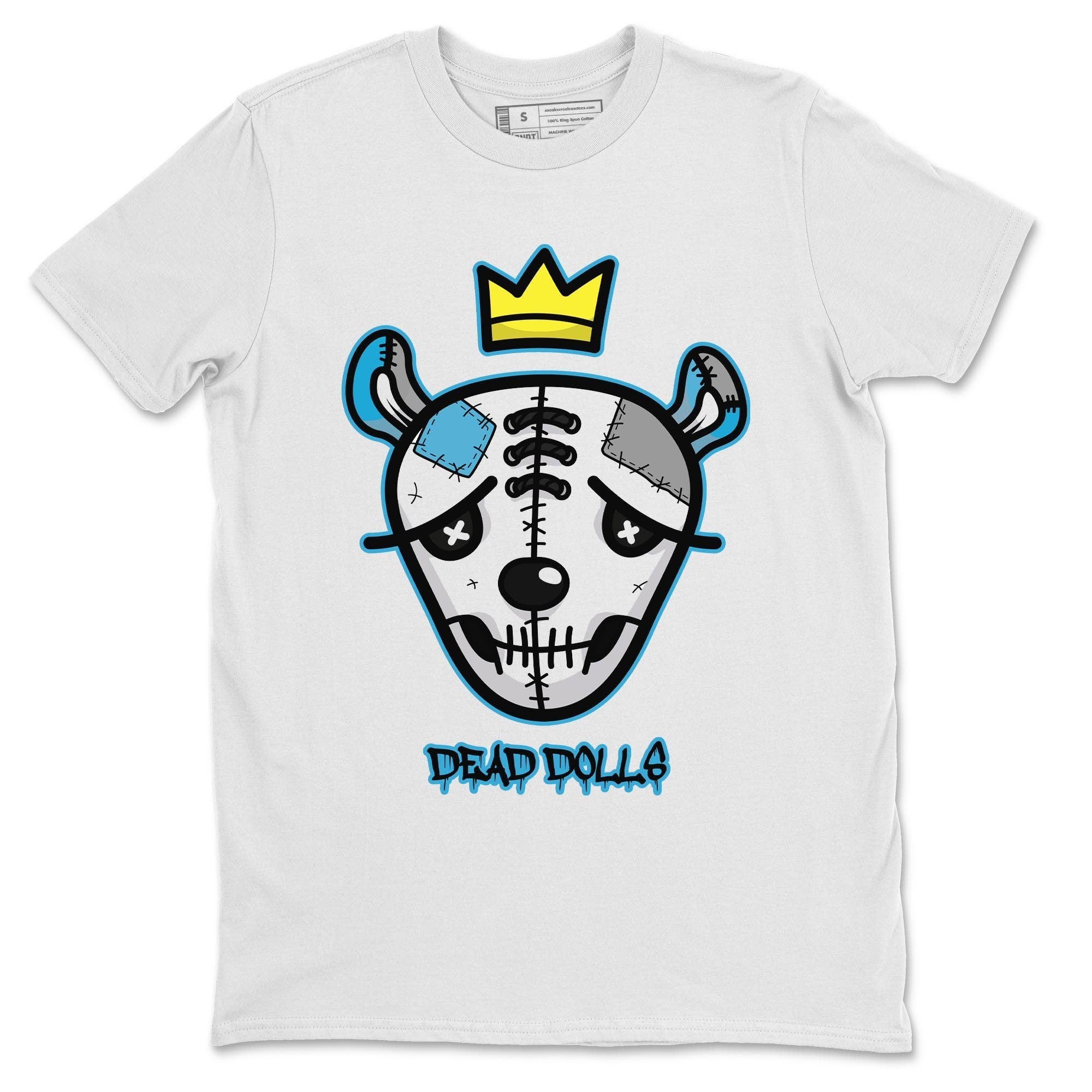 Dead Dolls Face Unisex Tops - Yeezy 700 Bright Cyan