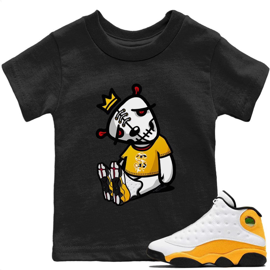 Dead Dolls Kids Tops - Air Jordan 13 Del Sol
