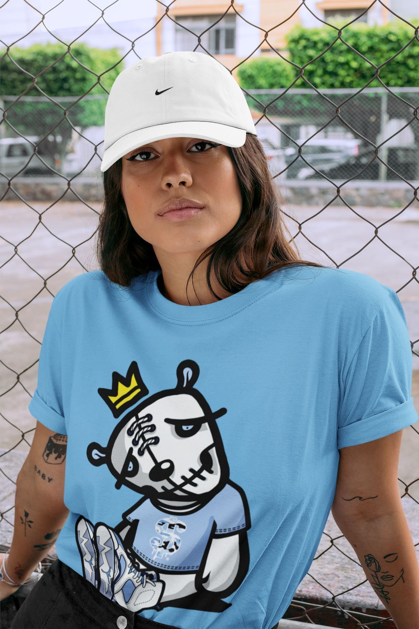 Dead Dolls Unisex Tops - Air Jordan 6 UNC