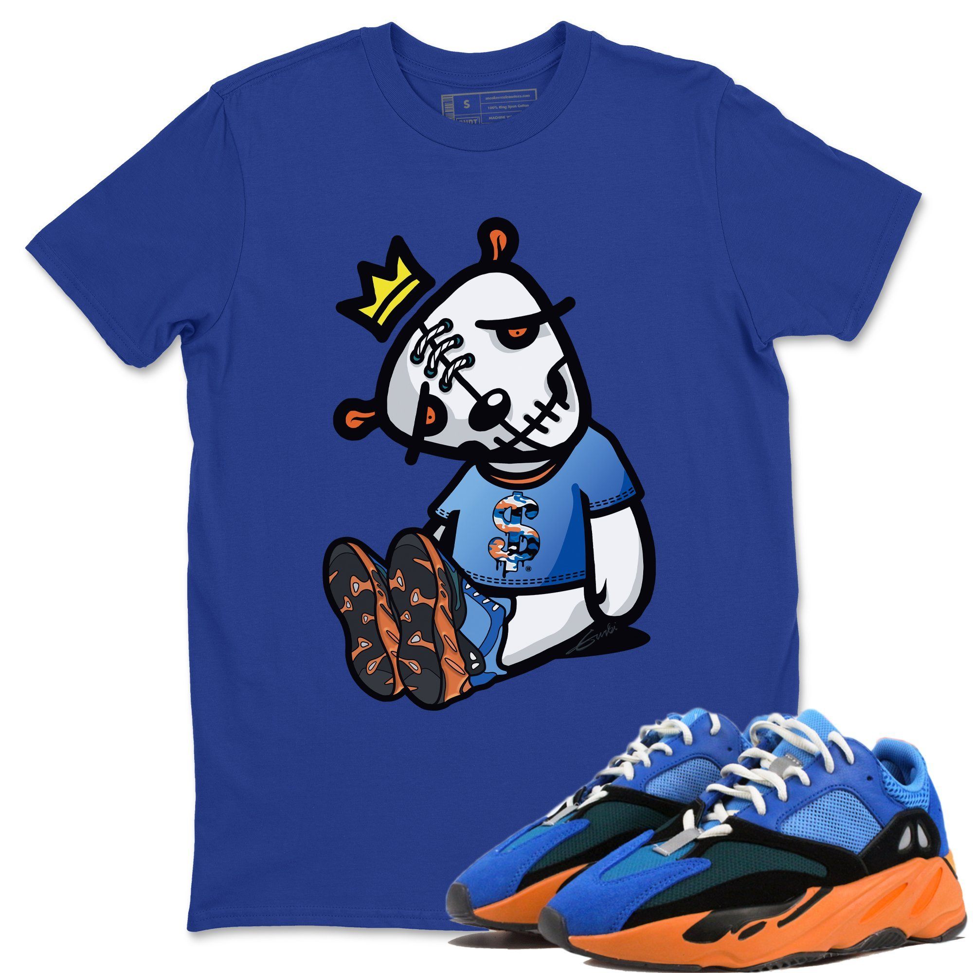 Dead Dolls Unisex Tops - Yeezy 700 Bright Blue