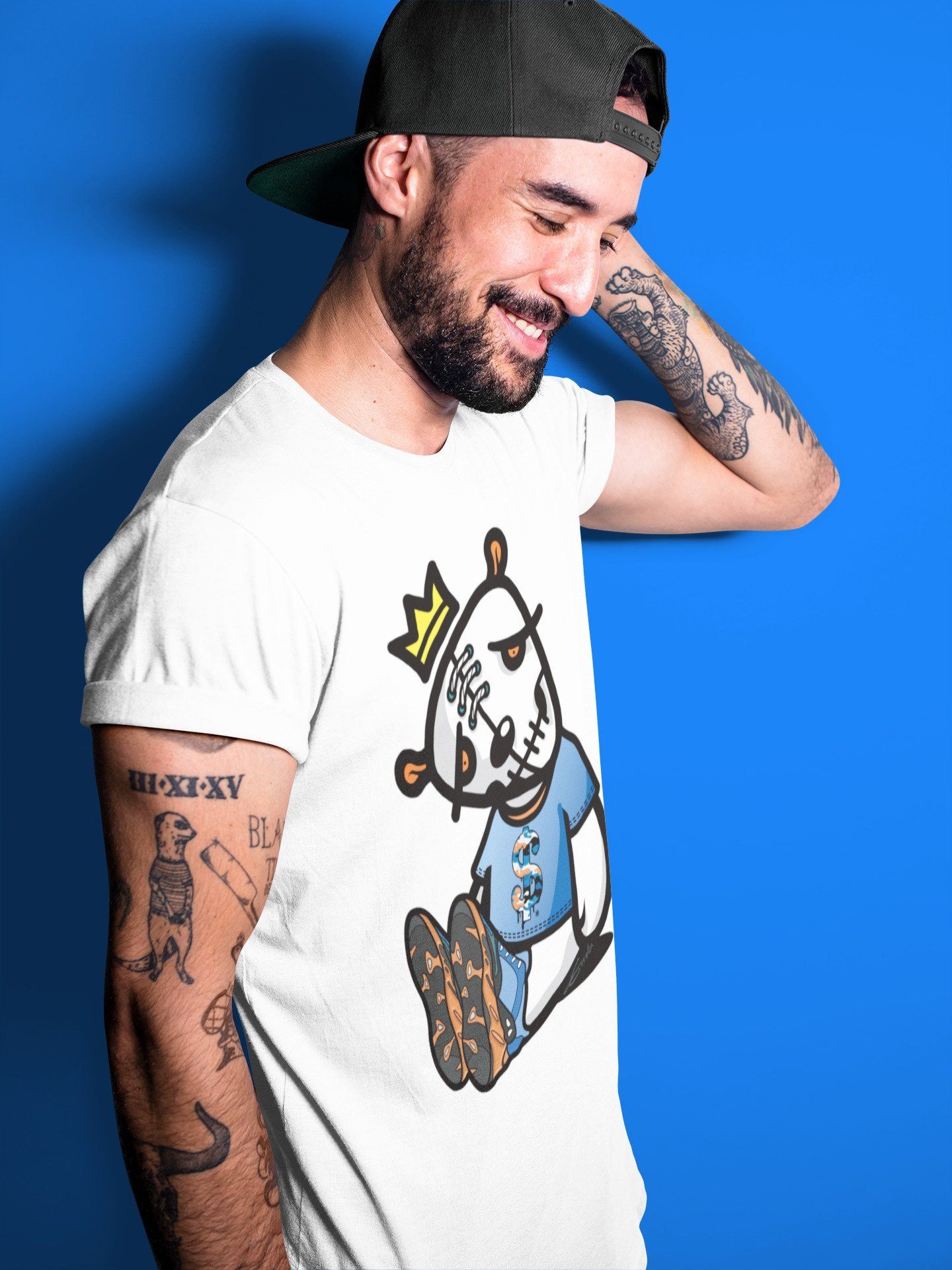 Dead Dolls Unisex Tops - Yeezy 700 Bright Blue