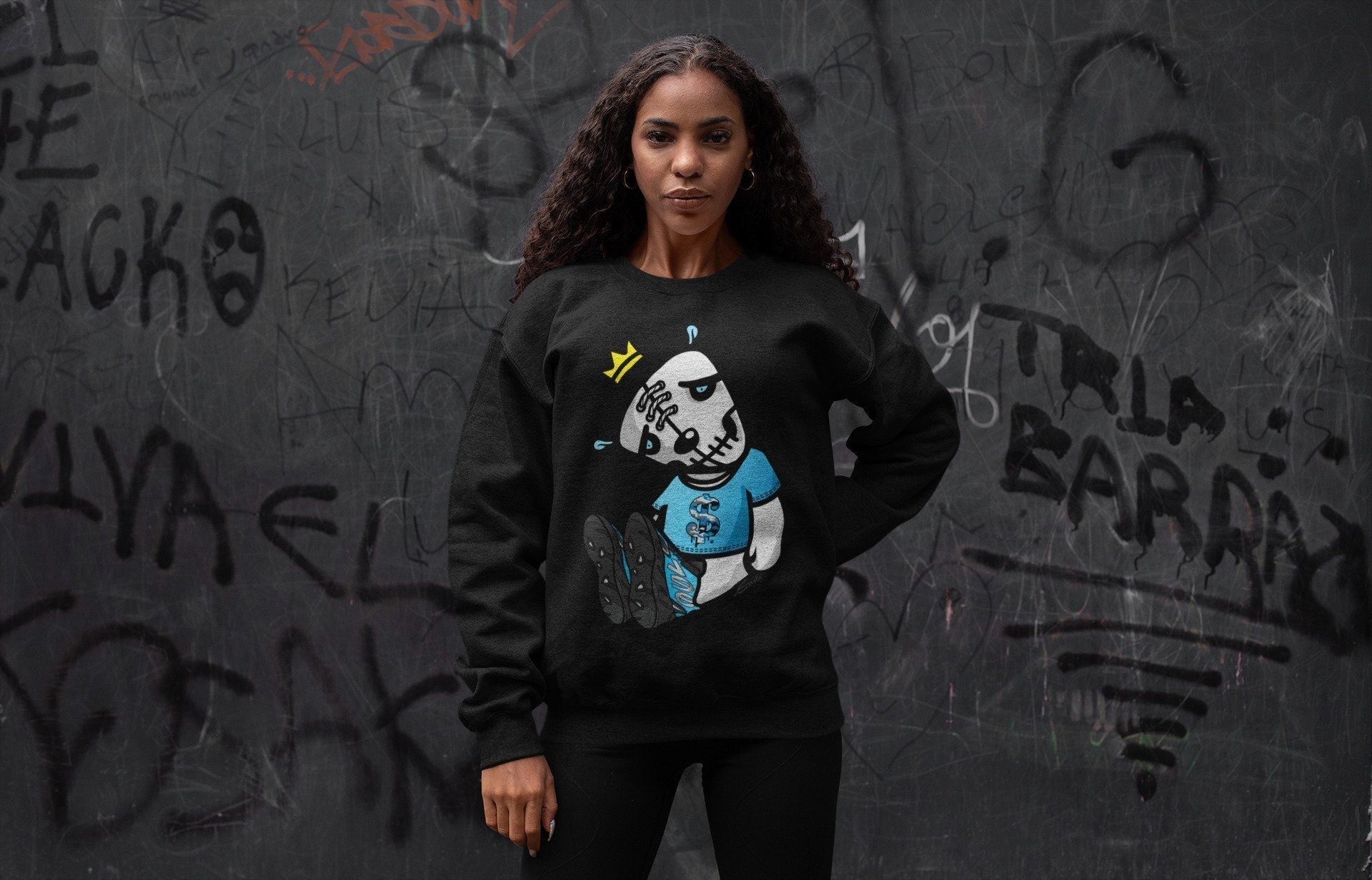 Dead Dolls Unisex Tops - Yeezy 700 Bright Cyan