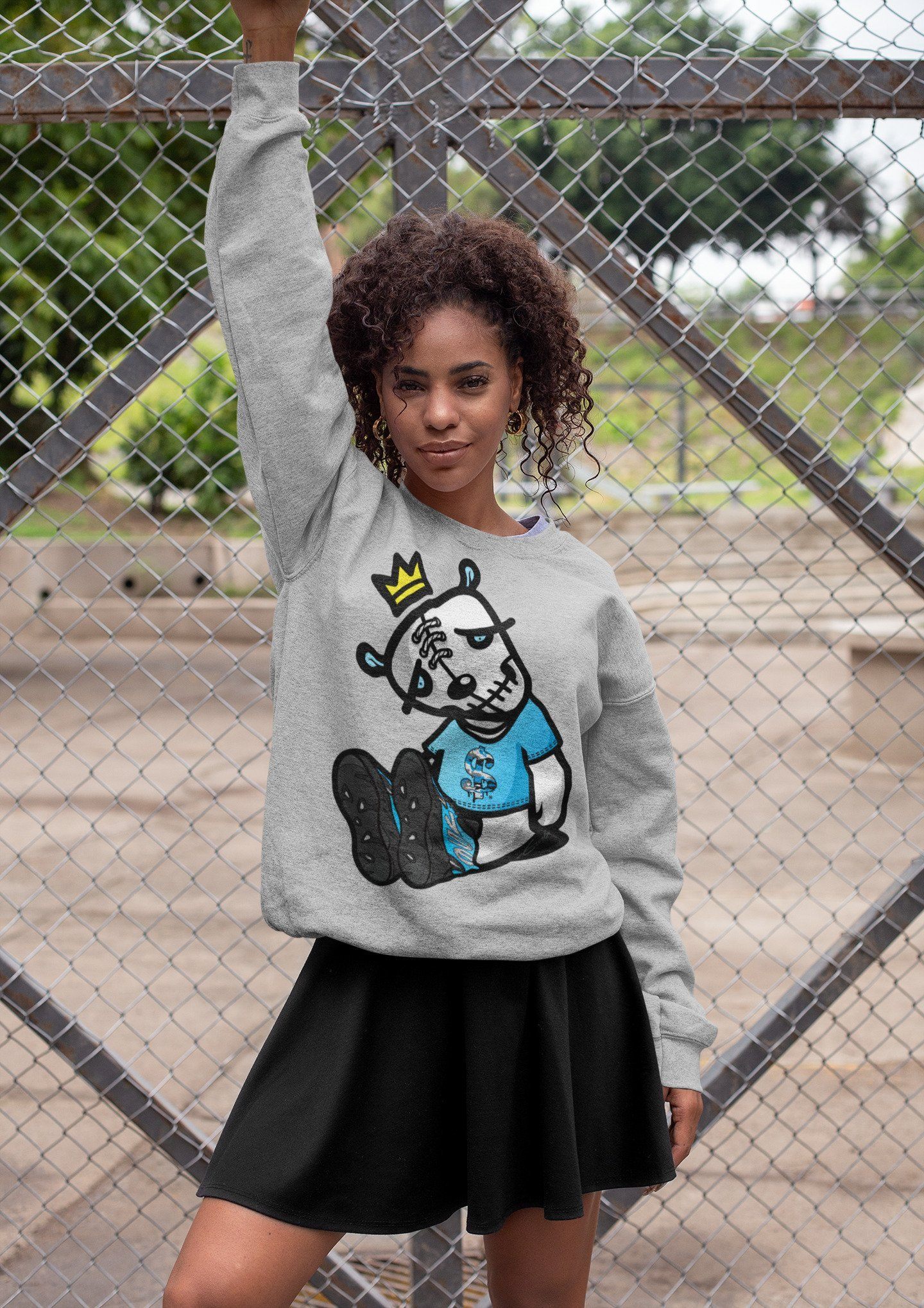 Dead Dolls Unisex Tops - Yeezy 700 Bright Cyan