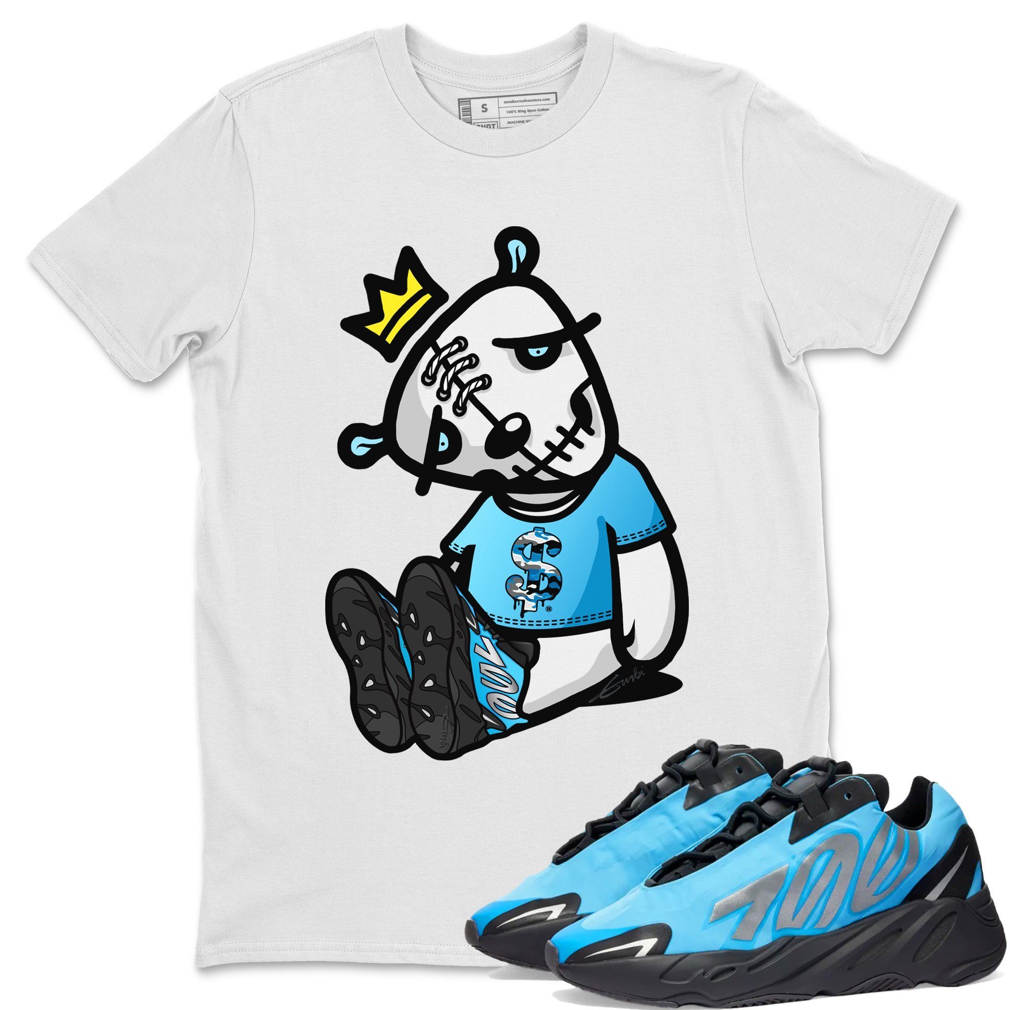 Dead Dolls Unisex Tops - Yeezy 700 Bright Cyan