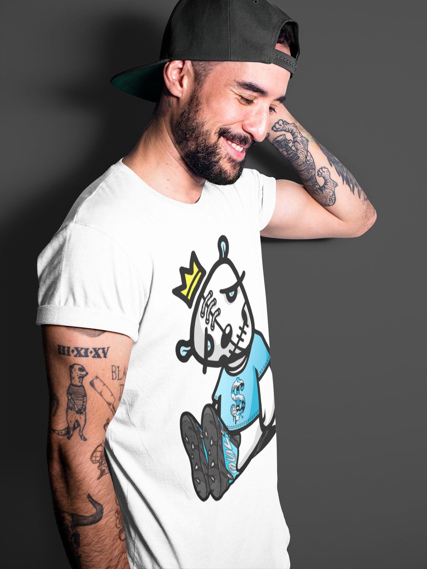 Dead Dolls Unisex Tops - Yeezy 700 Bright Cyan