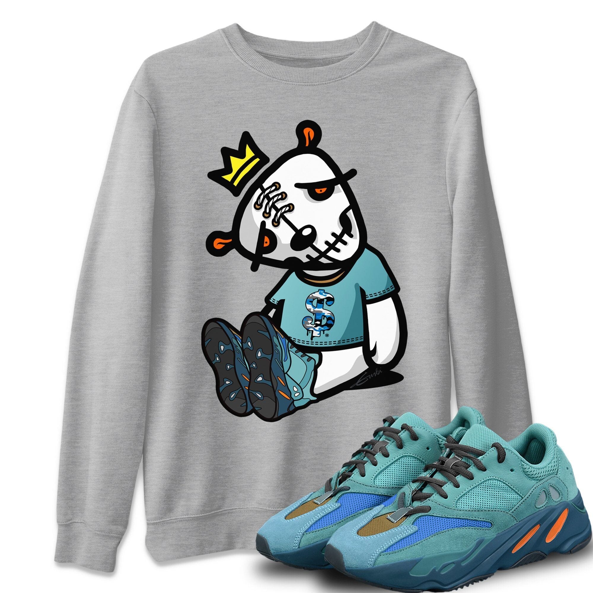 Dead Dolls Unisex Tops - Yeezy 700 Faded Azure
