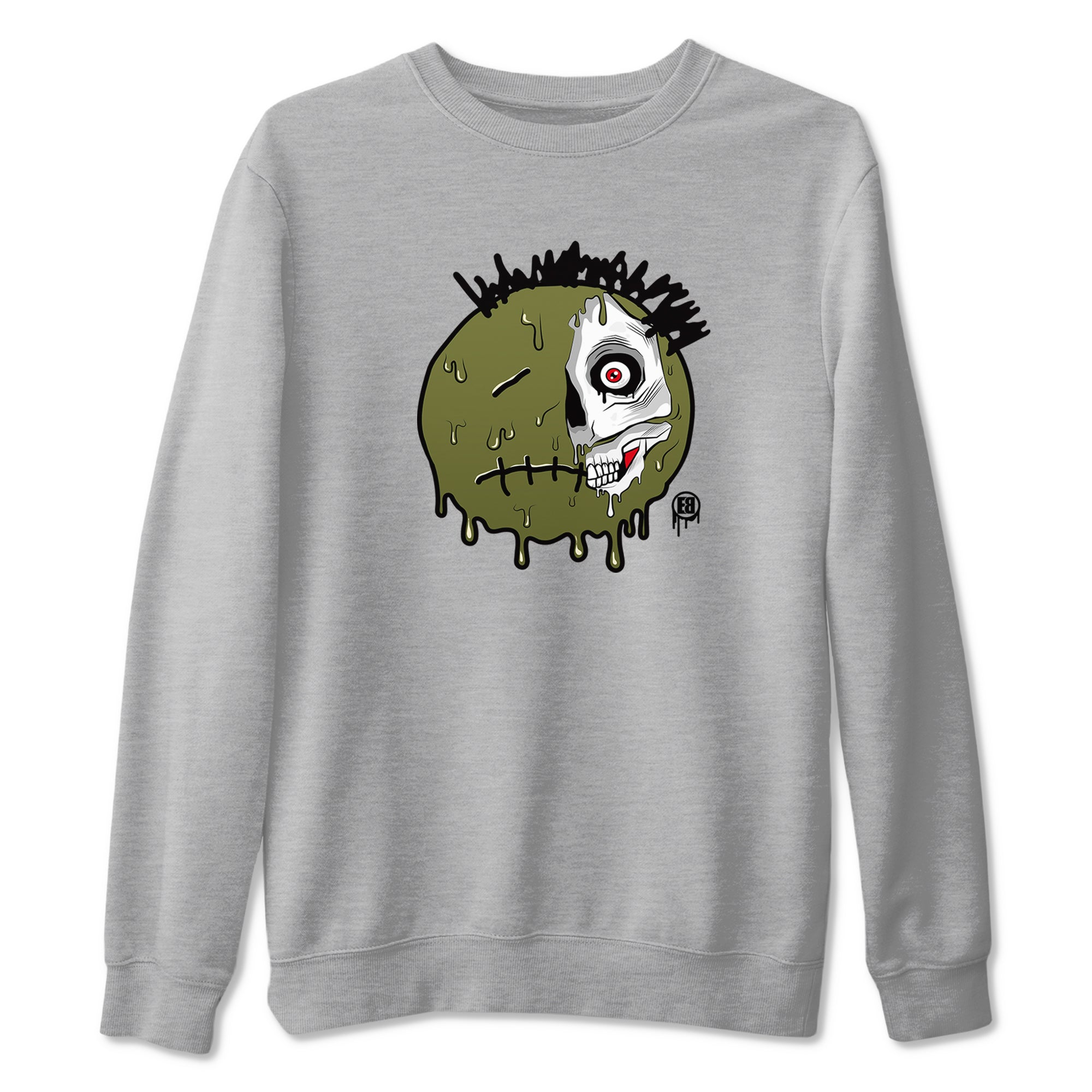 Dead Inside snkmatch Tees - Air Jordan 1 Travis Scott Medium Olive