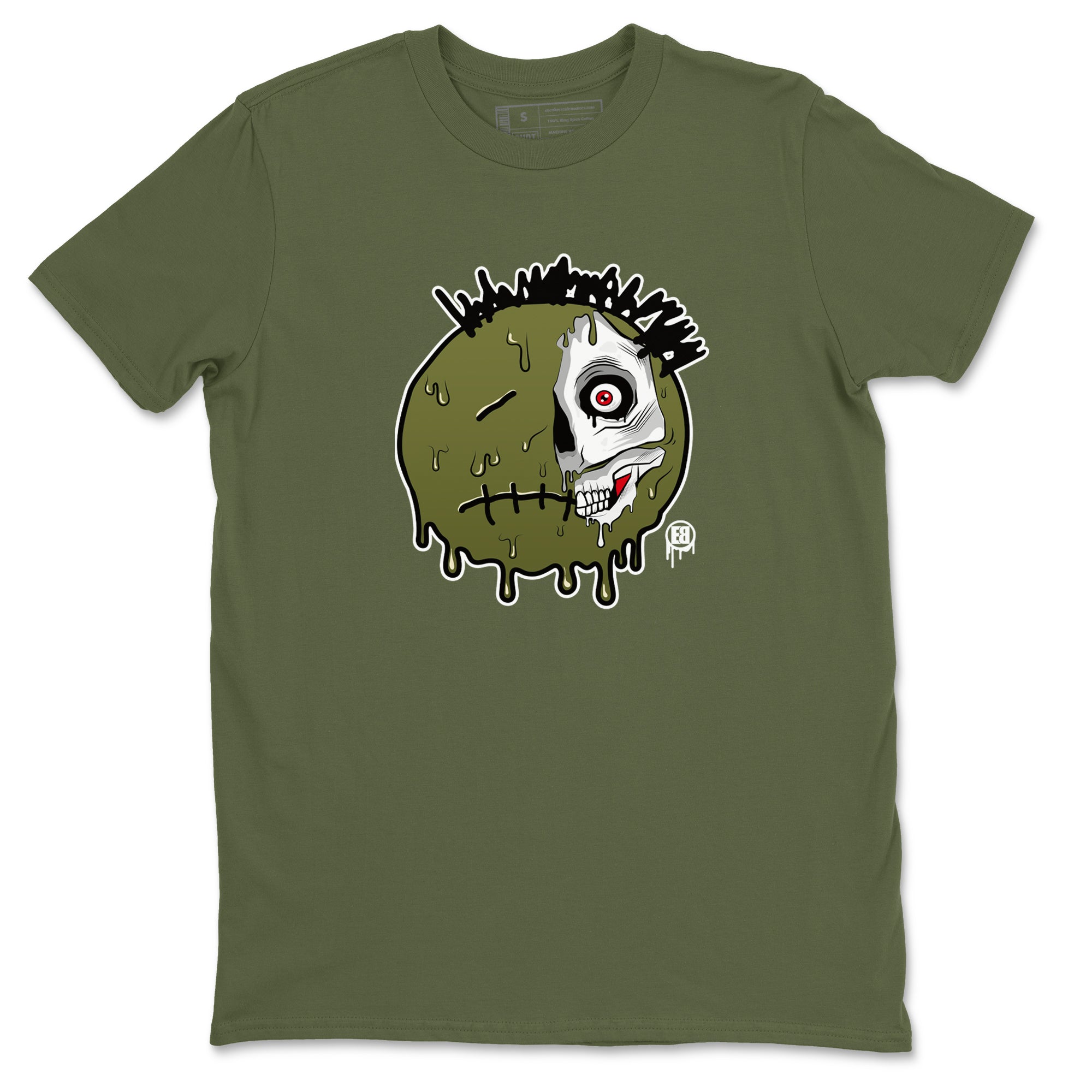 Dead Inside snkmatch Tees - Air Jordan 1 Travis Scott Medium Olive