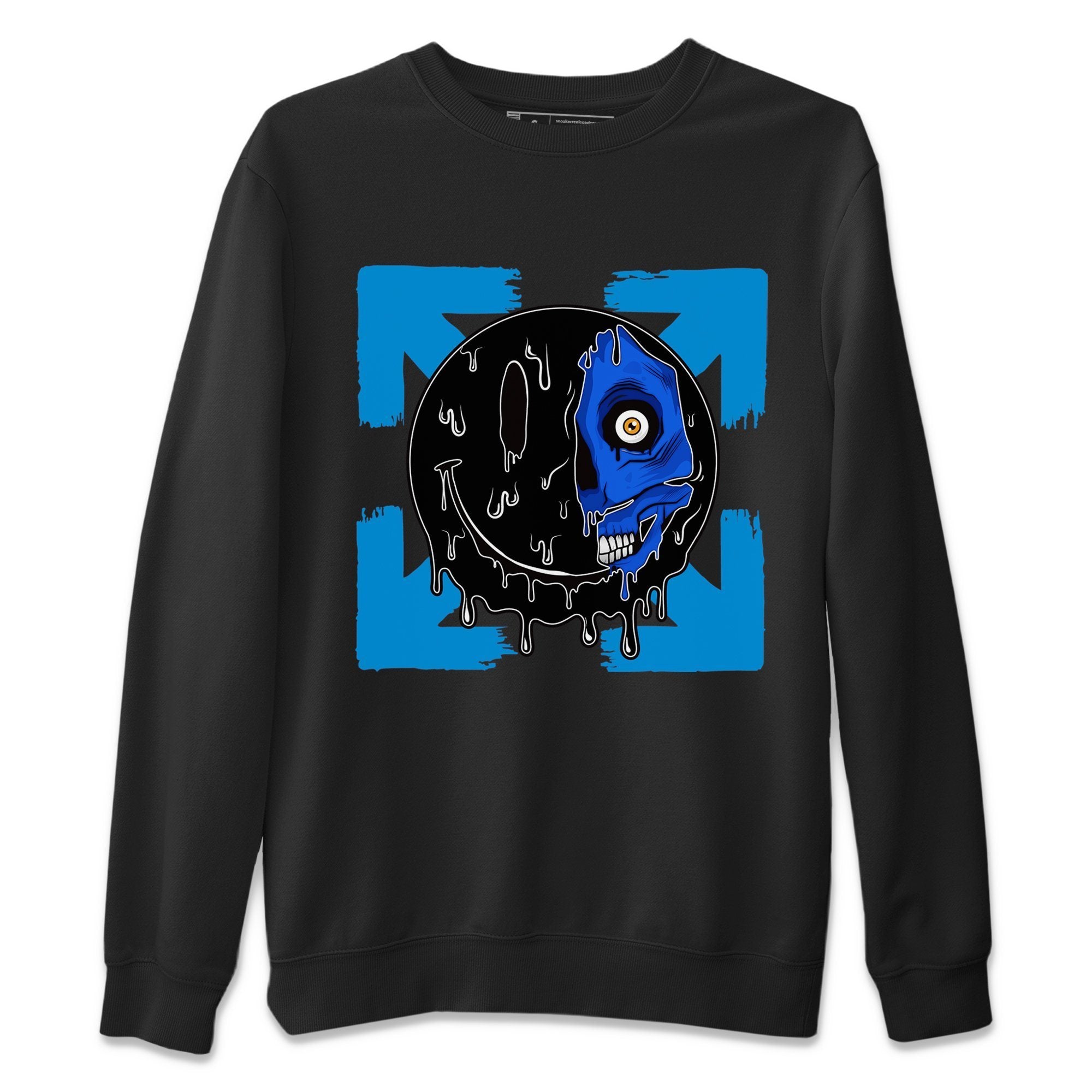 Dead Inside Unisex Tops - Air Jordan 2 OFF-WHITE Black Blue