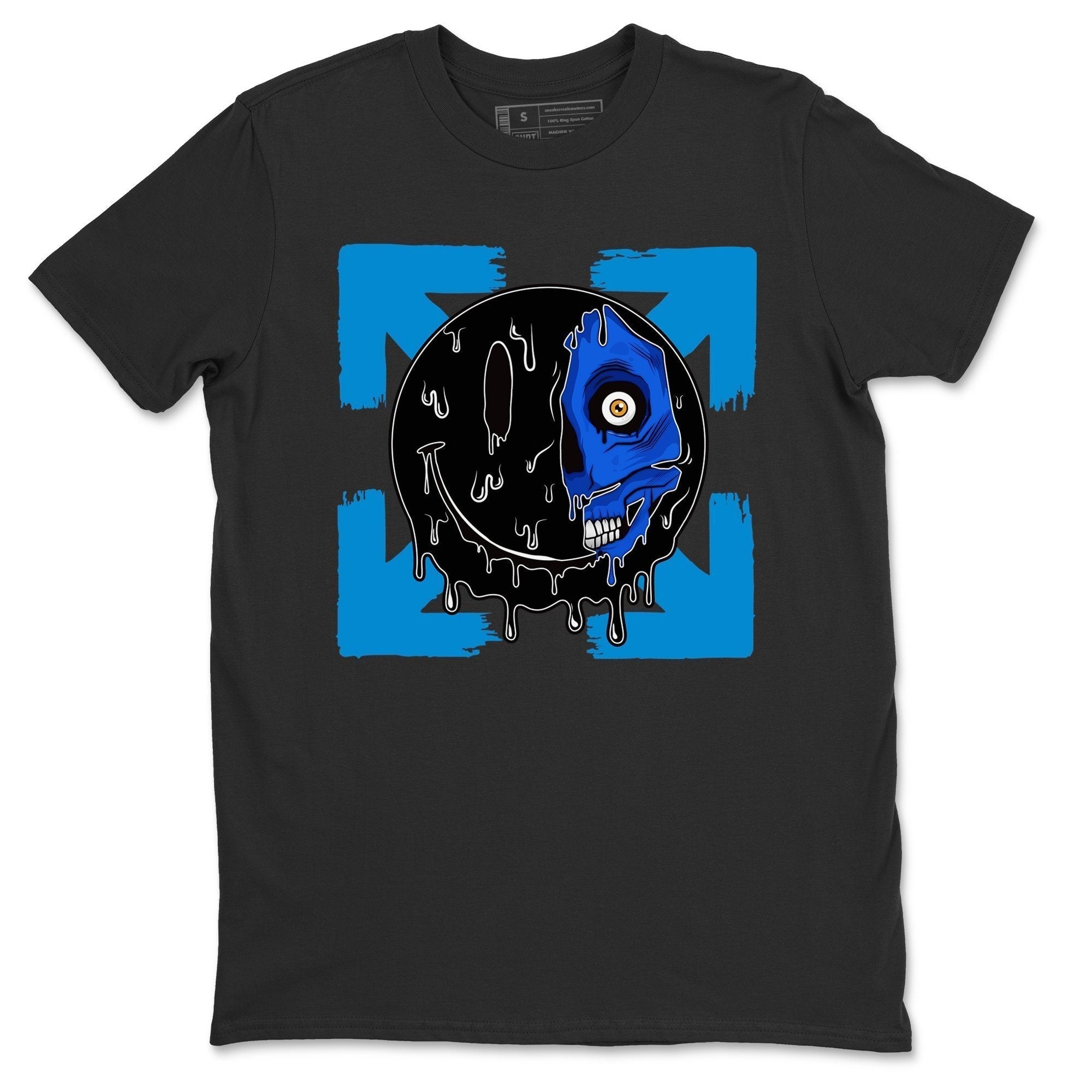 Dead Inside Unisex Tops - Air Jordan 2 OFF-WHITE Black Blue