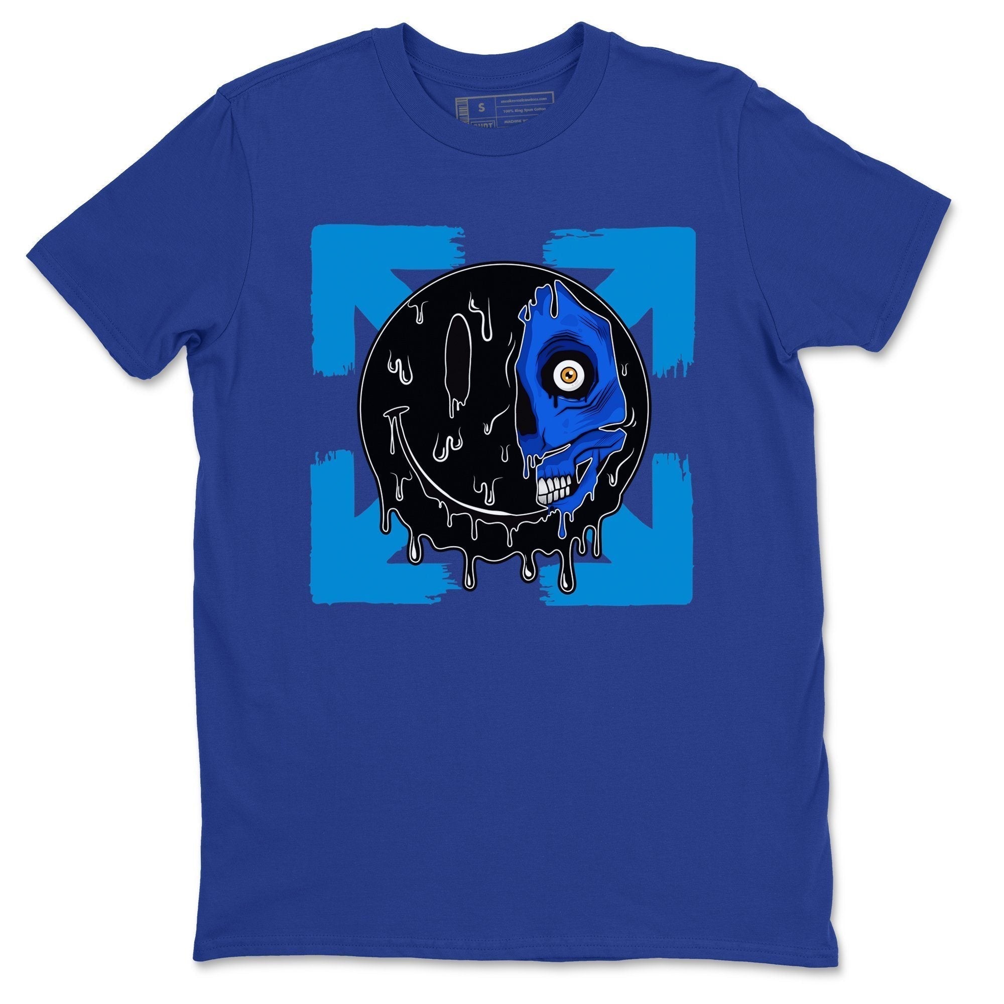 Dead Inside Unisex Tops - Air Jordan 2 OFF-WHITE Black Blue