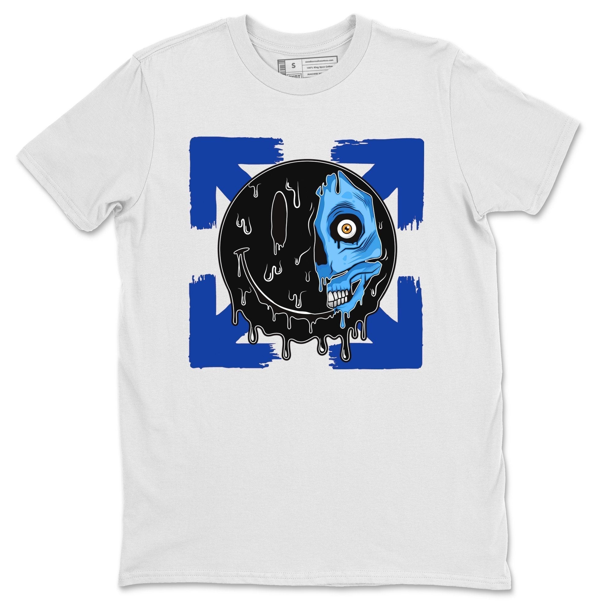 Dead Inside Unisex Tops - Air Jordan 2 OFF-WHITE Black Blue