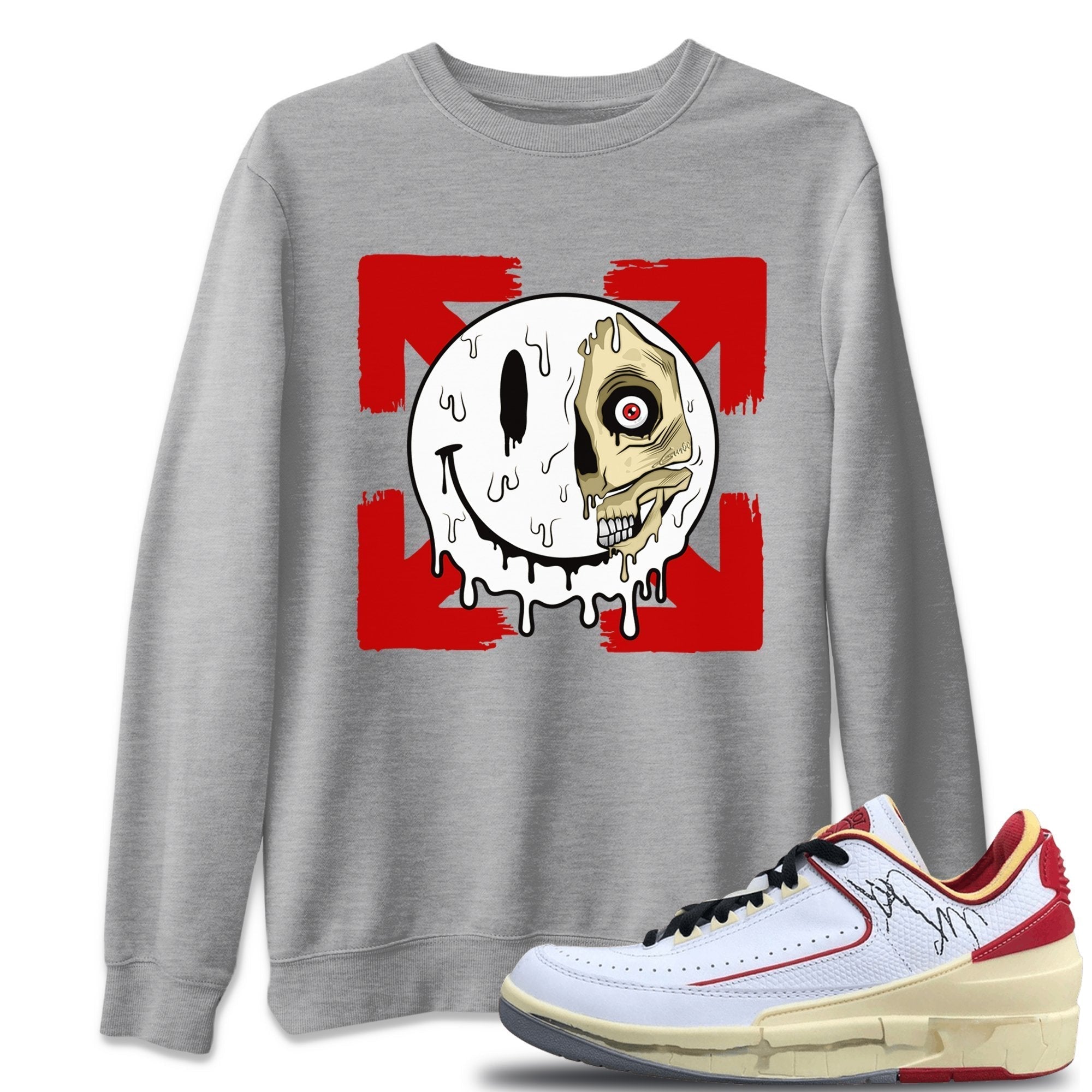 Dead Inside Unisex Tops - Air Jordan 2 OFF-WHITE Varsity Red