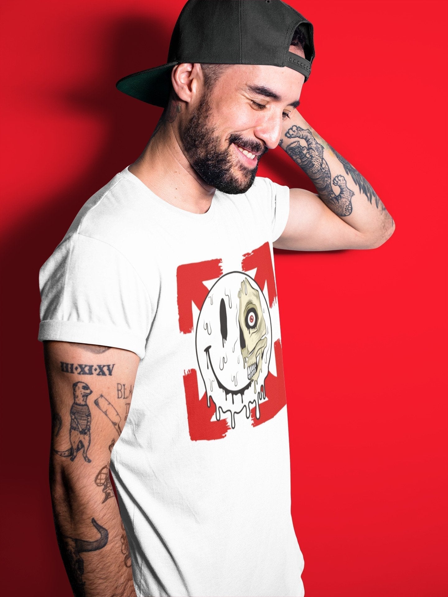 Dead Inside Unisex Tops - Air Jordan 2 OFF-WHITE Varsity Red