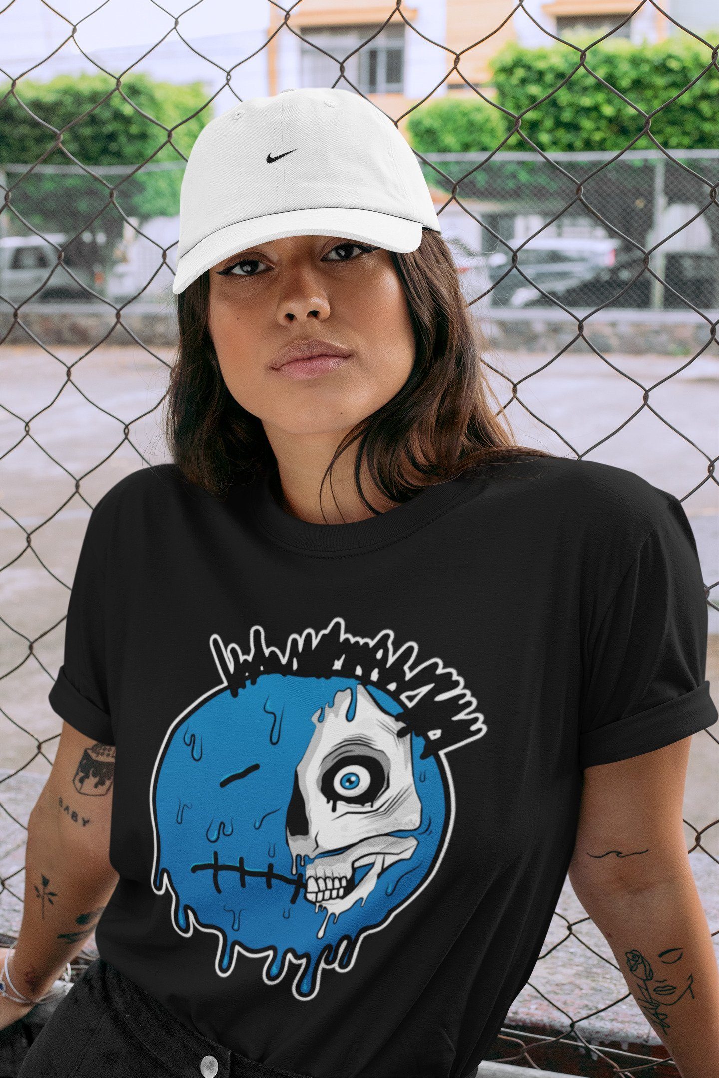 Dead Inside Unisex Tops - Air Jordan 1 Travis Scott Fragment