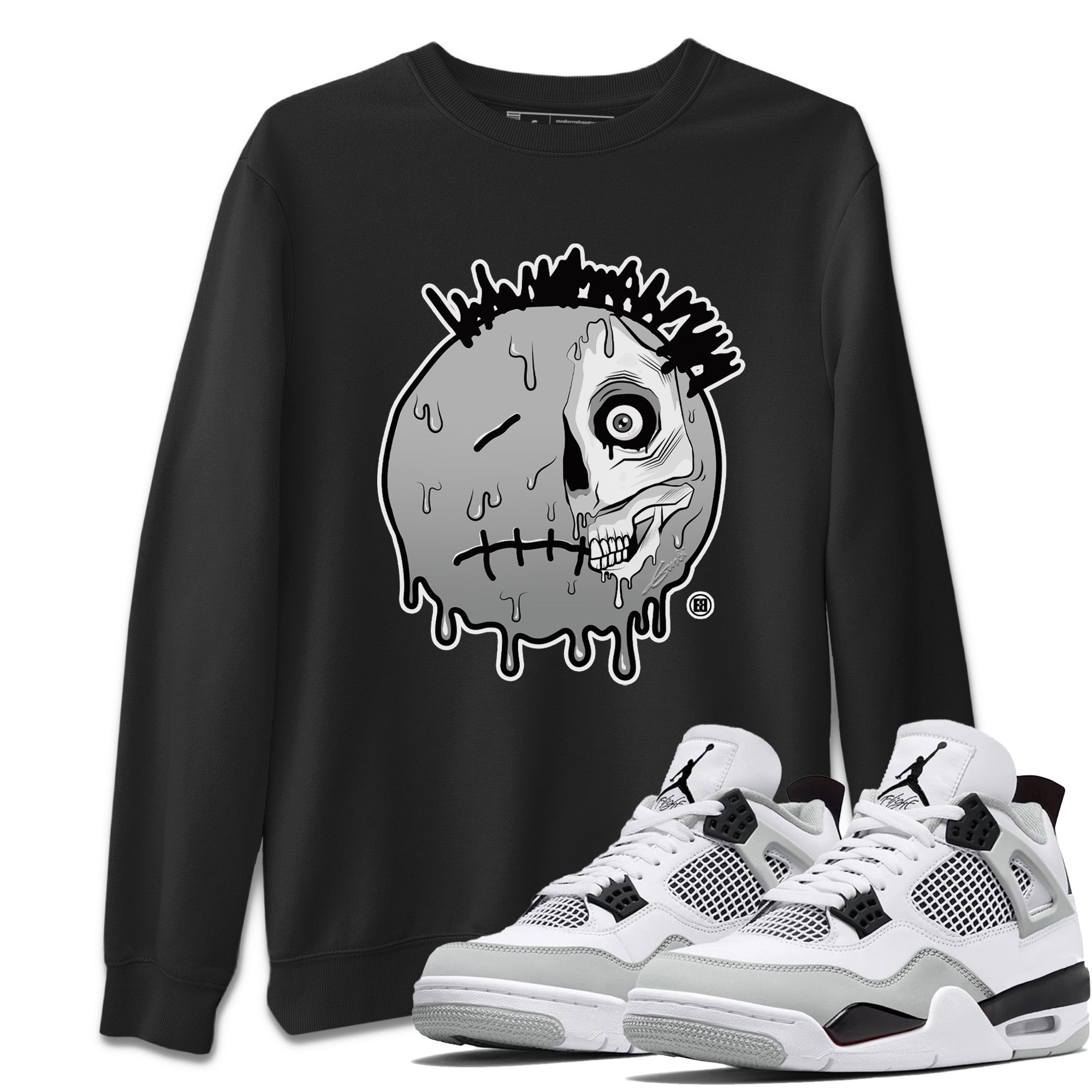 Dead Inside Unisex Tops - Air Jordan 4 Military Black
