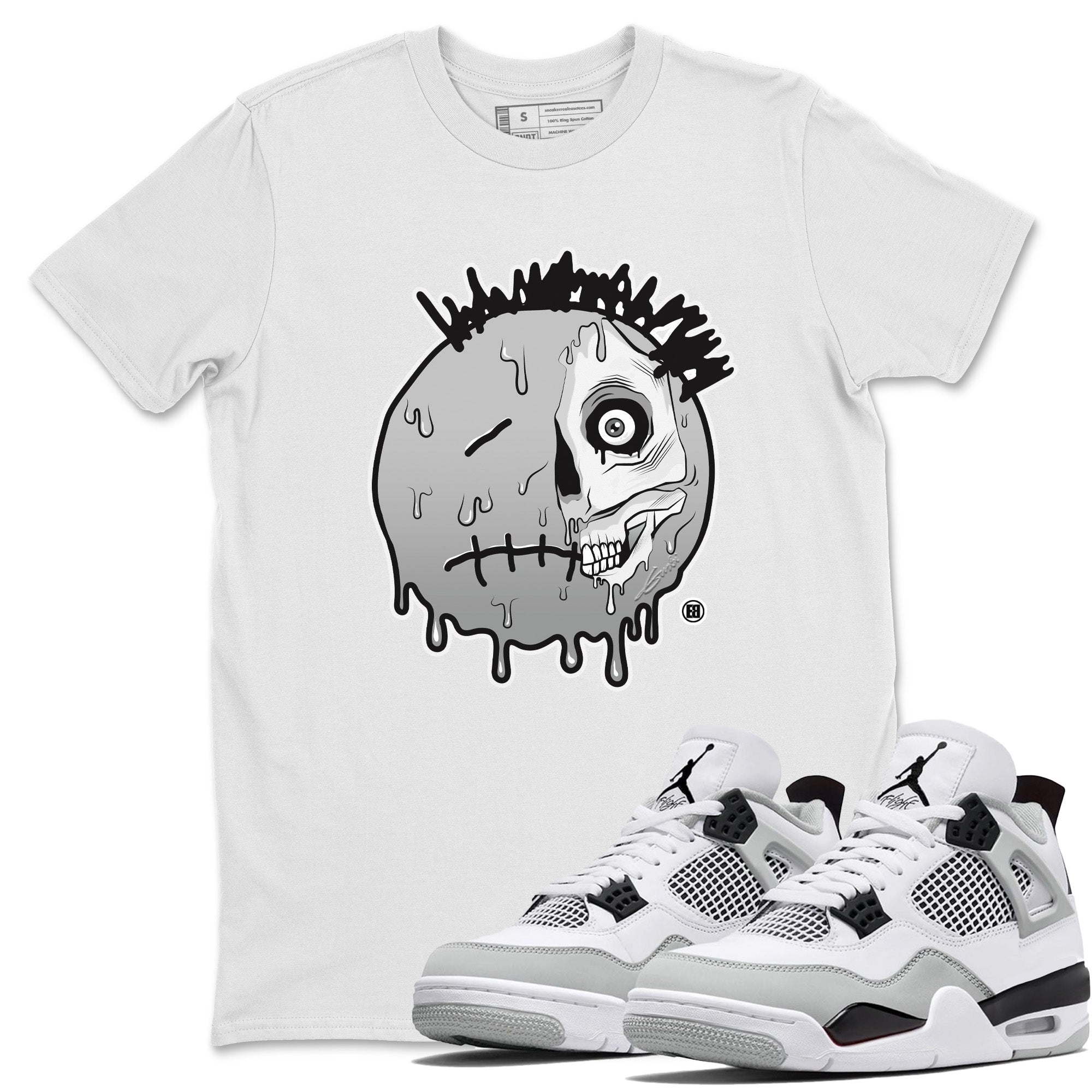 Dead Inside Unisex Tops - Air Jordan 4 Military Black