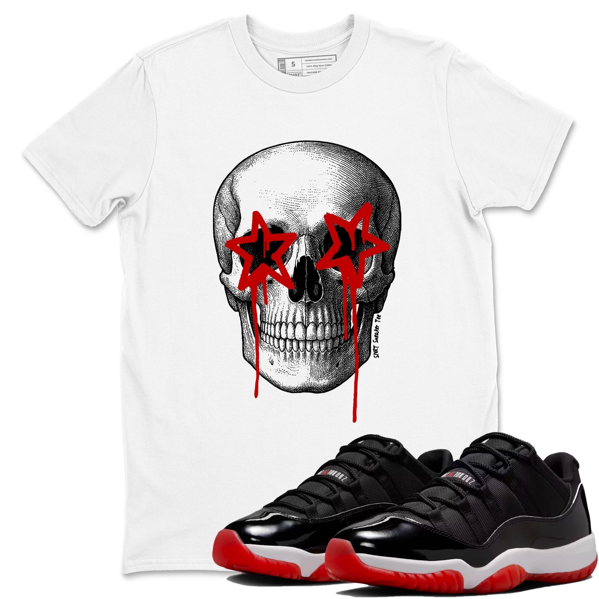 Death Star snkmatch Tees - Air Jordan 11 Bred