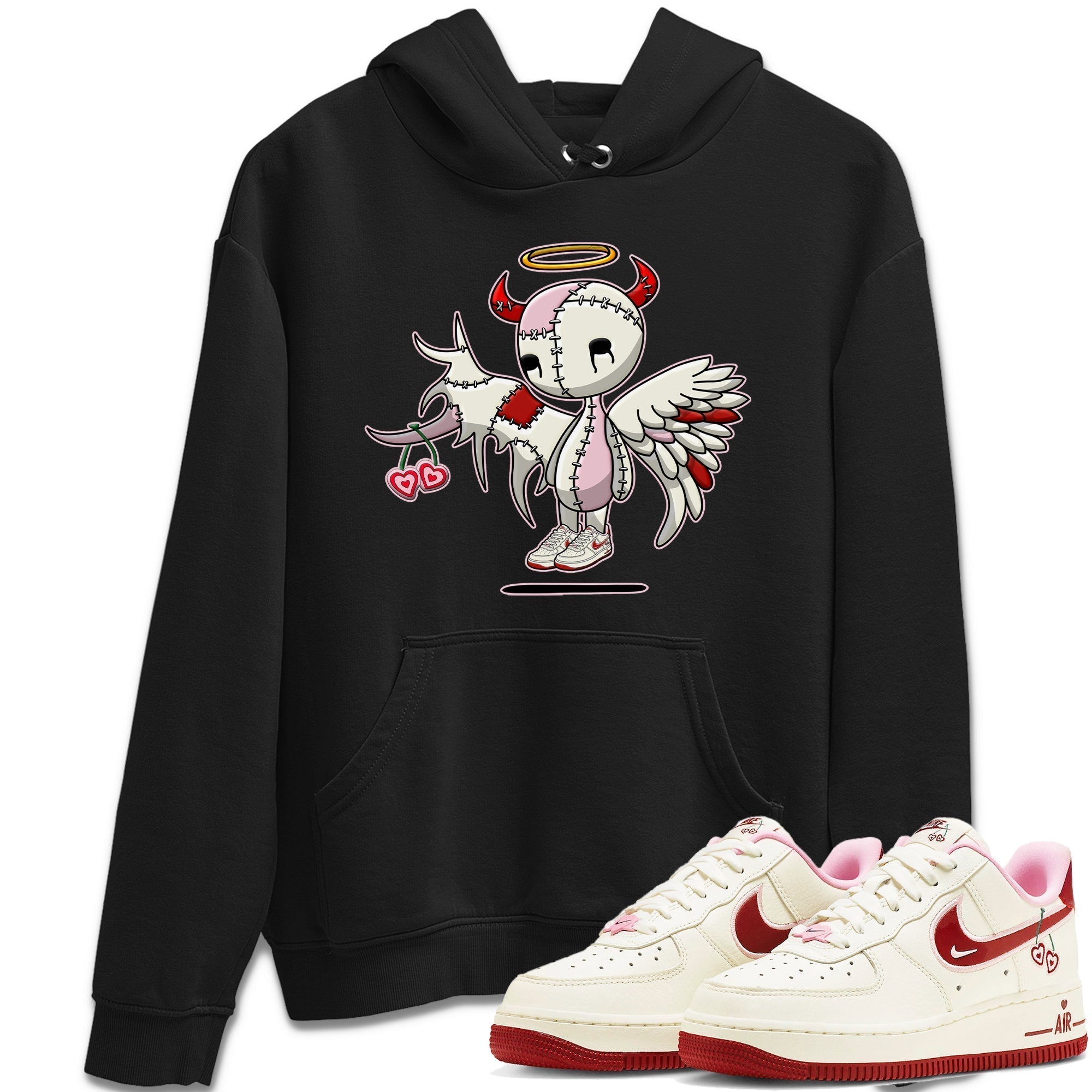 Devil Angel Unisex Tops - Air Force 1 Valentines Day